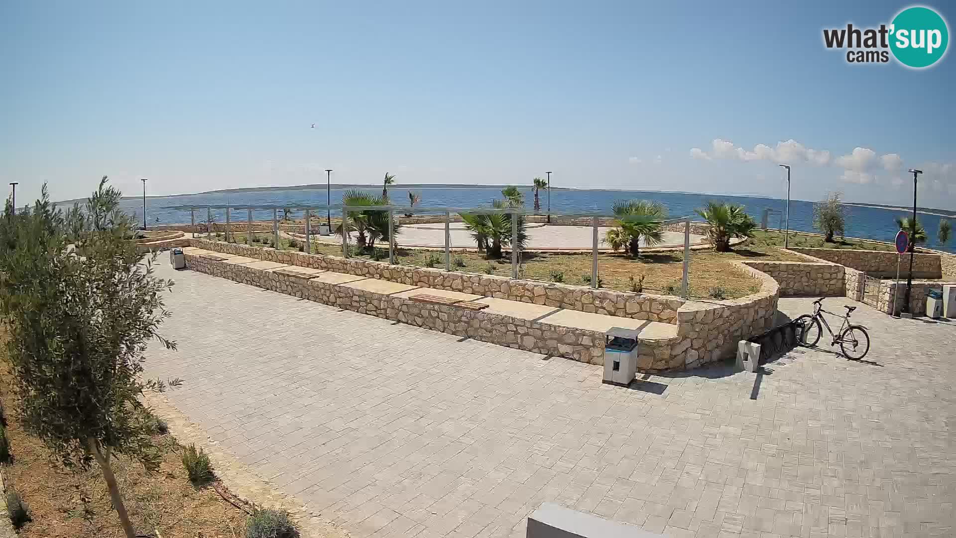 Webcam Mandre – Escenario de verano Velika điga | Isla de Pag