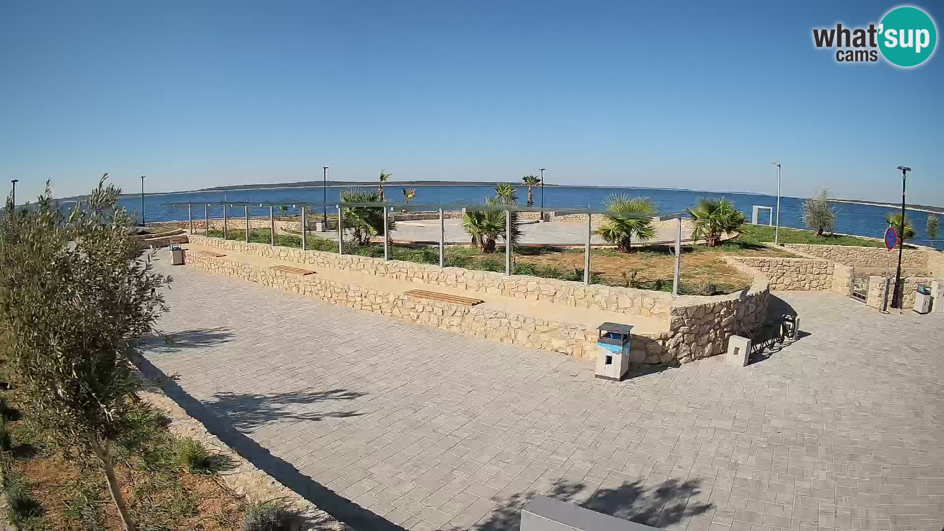 Webcam Mandre – Escenario de verano Velika điga | Isla de Pag