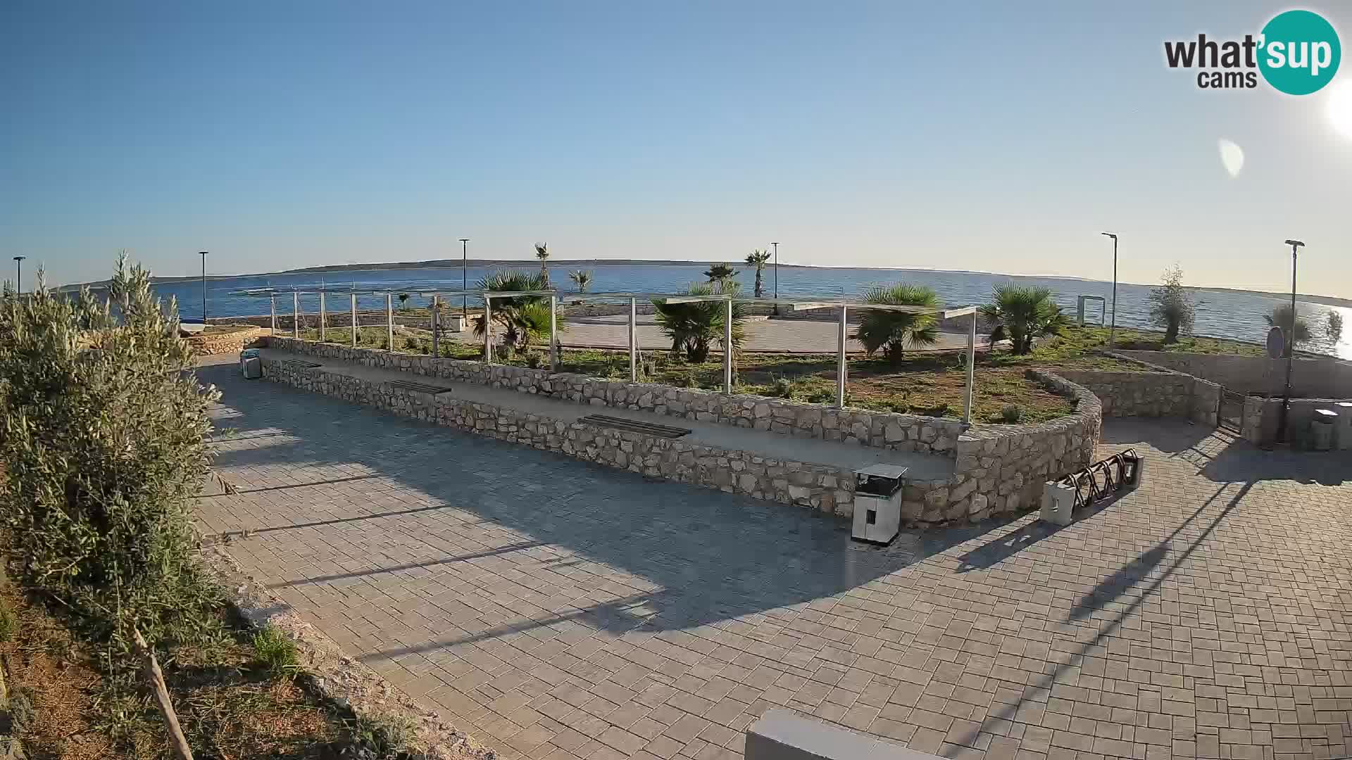 Webcam Mandre – Scène estivale Velika điga | Île de Pag