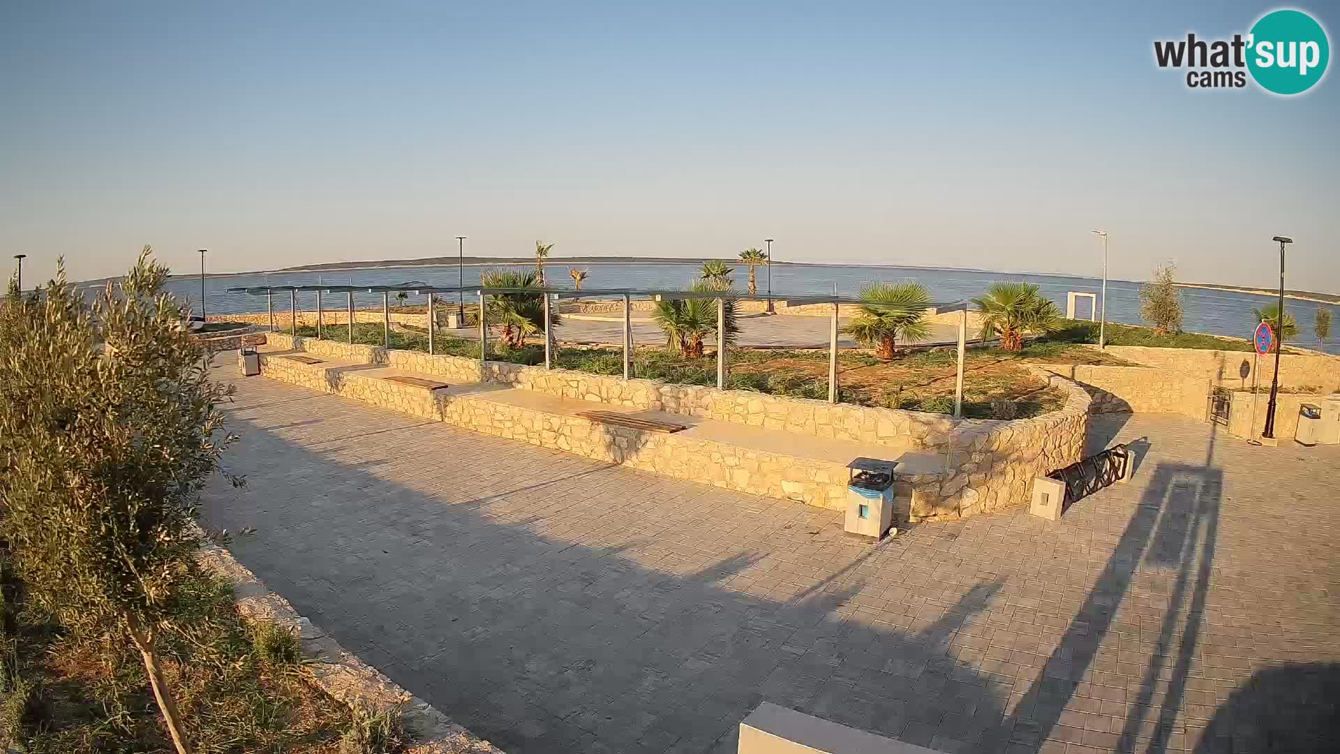 Webcam Mandre – Scène estivale Velika điga | Île de Pag