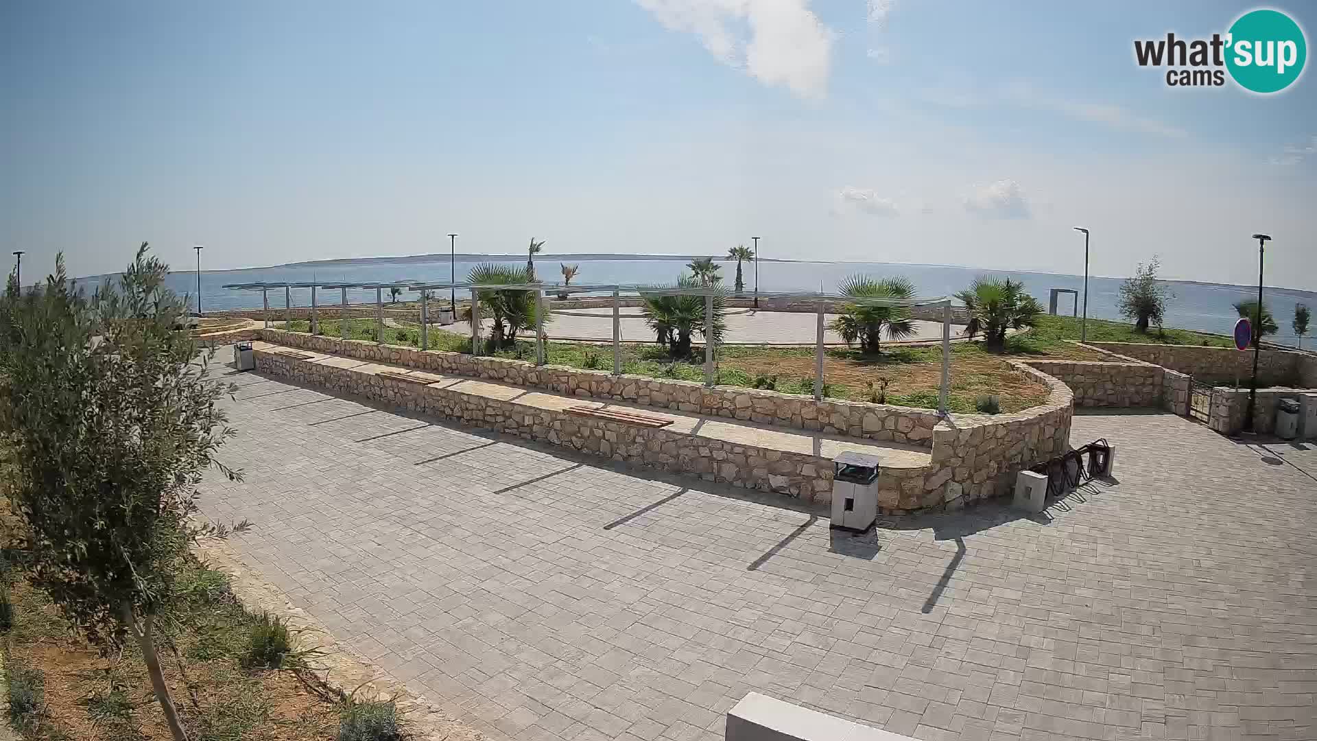 Webcam Mandre – Scène estivale Velika điga | Île de Pag