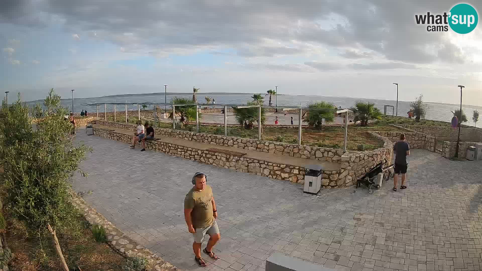 Webcam Mandre – Escenario de verano Velika điga | Isla de Pag