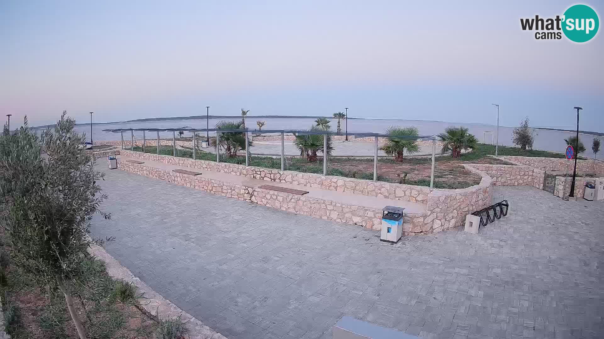Webcam Mandre – Scène estivale Velika điga | Île de Pag