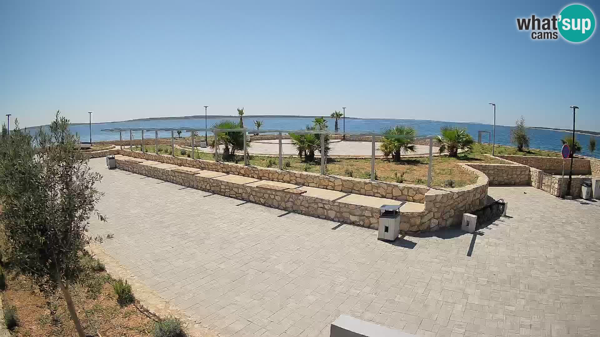 Webcam Mandre – Palco estivo Velika điga | Isola di Pag