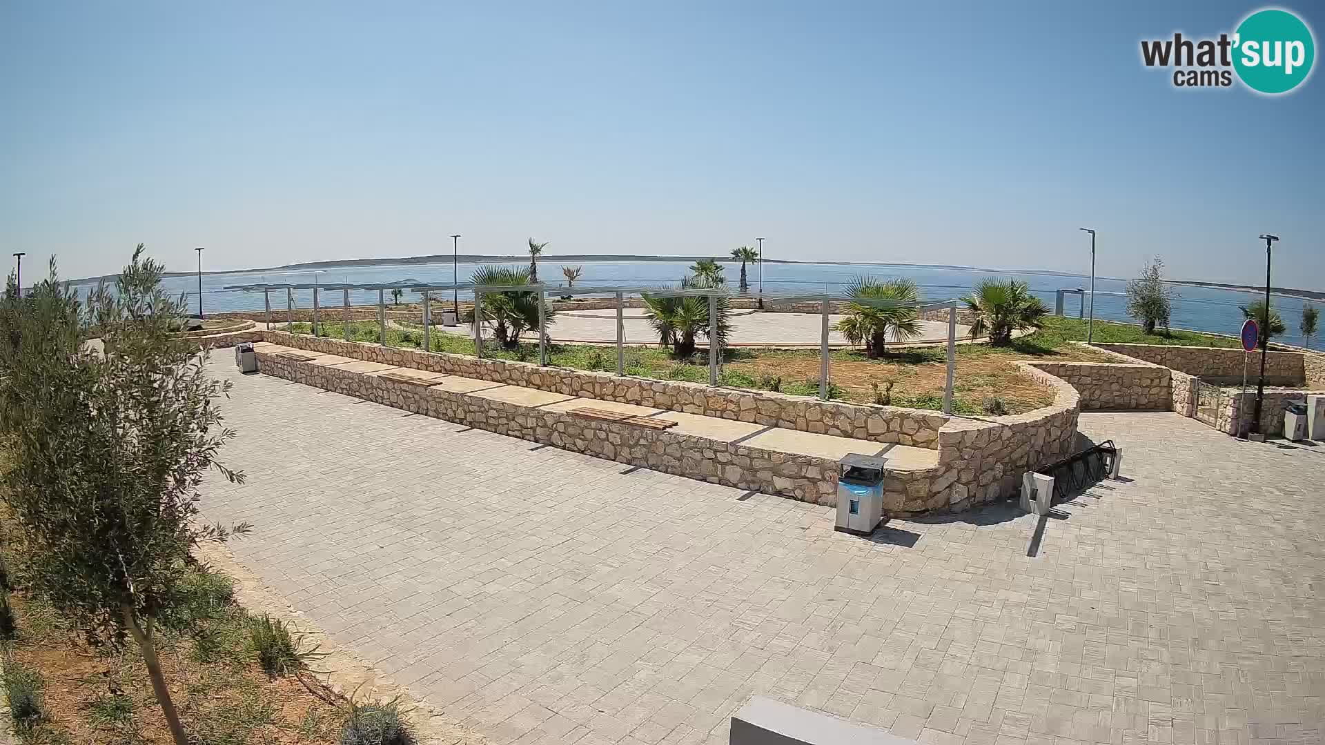 Webcam Mandre – Scène estivale Velika điga | Île de Pag