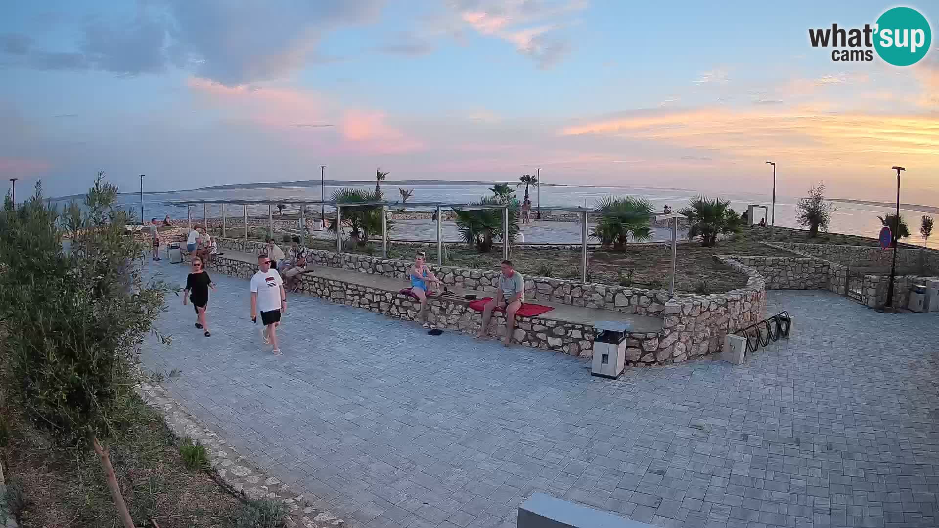 Webcam Mandre – Scène estivale Velika điga | Île de Pag