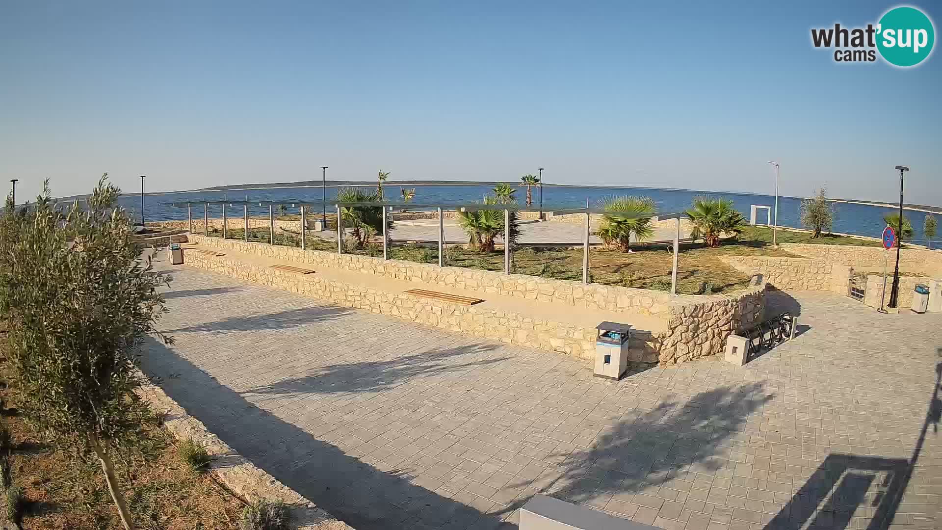 Webcam Mandre – Escenario de verano Velika điga | Isla de Pag