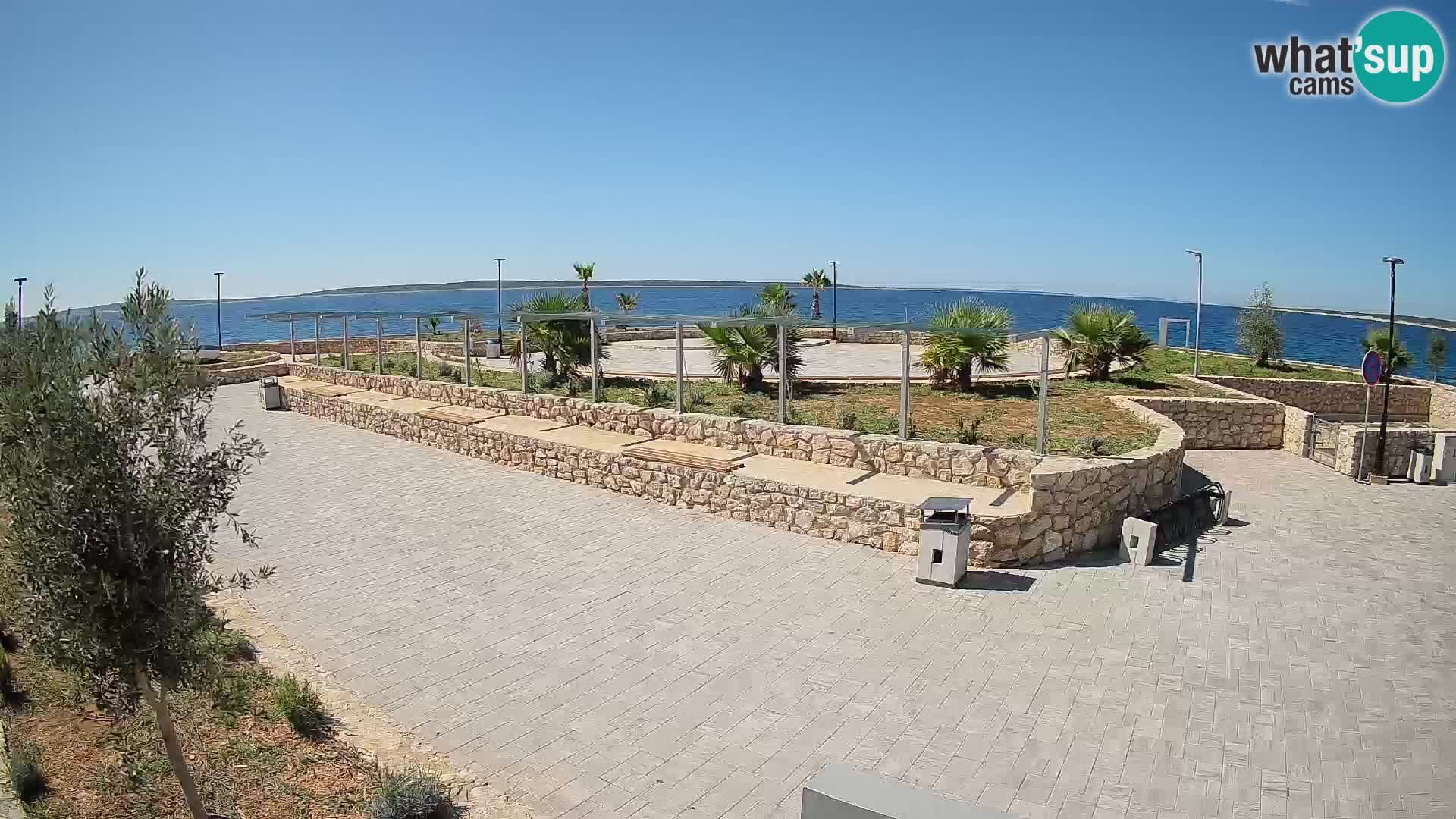 Webcam Mandre – Escenario de verano Velika điga | Isla de Pag