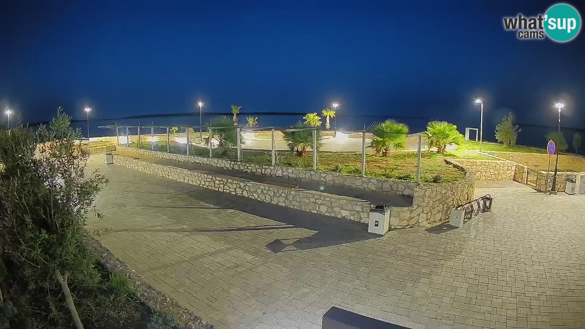 Webcam Mandre – Scène estivale Velika điga | Île de Pag