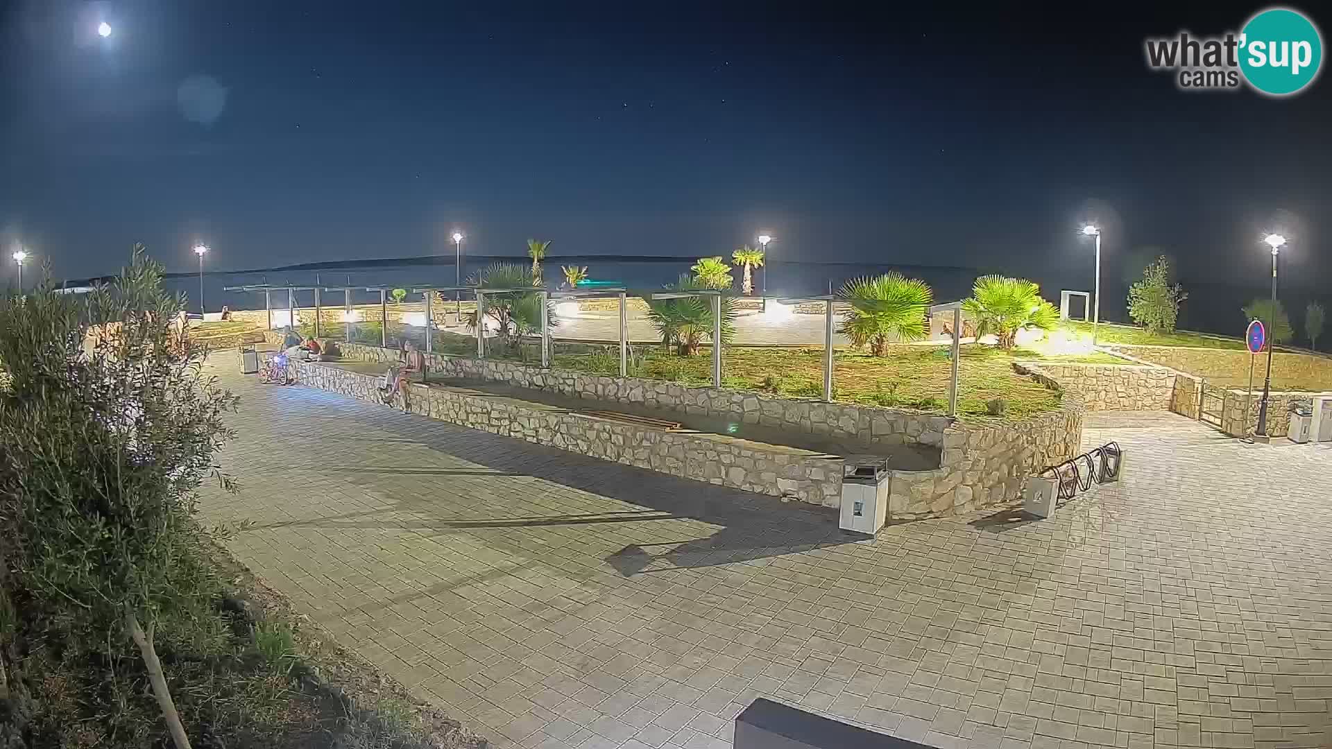 Webcam Mandre – Escenario de verano Velika điga | Isla de Pag