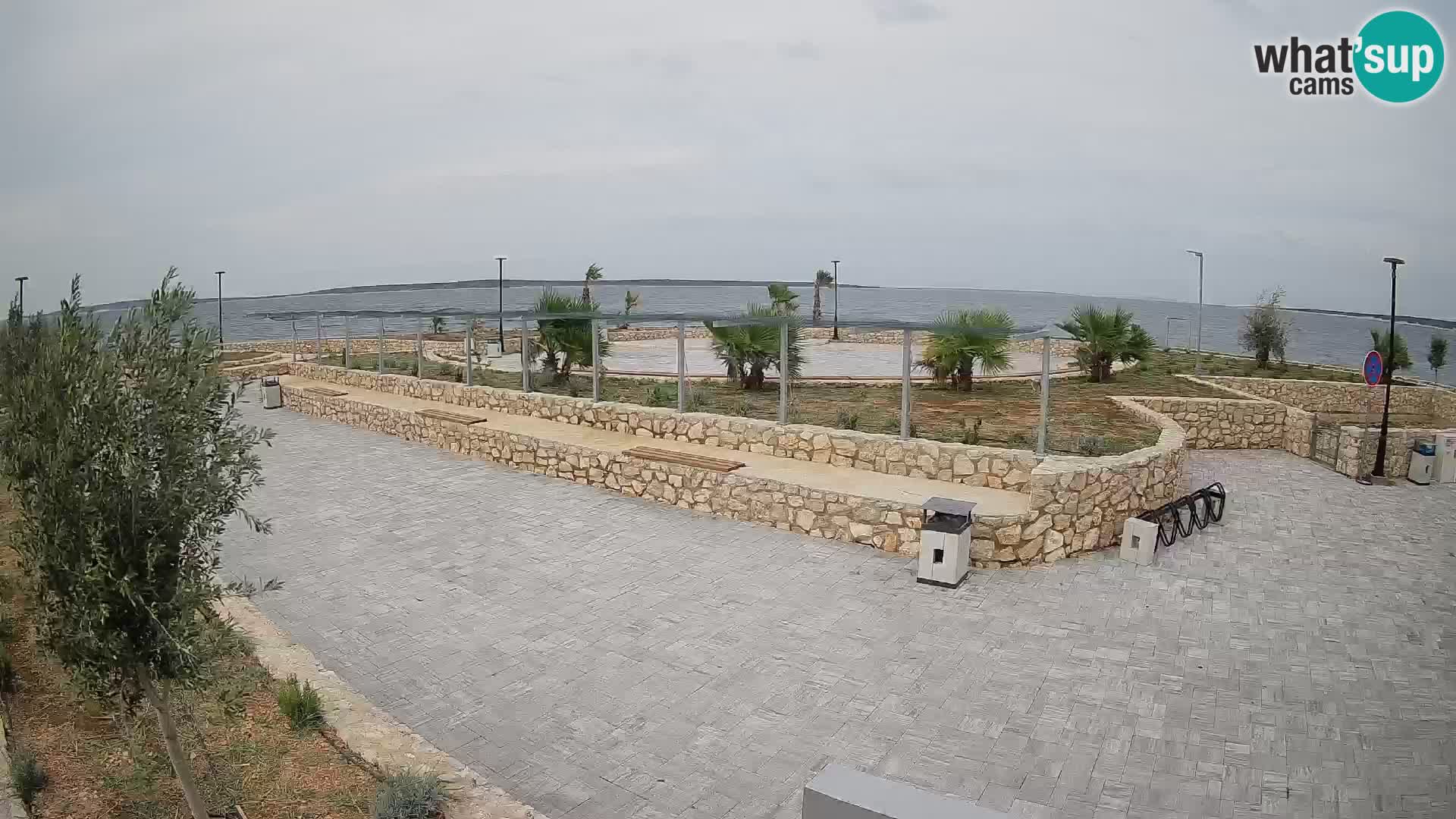 Webcam Mandre – Escenario de verano Velika điga | Isla de Pag