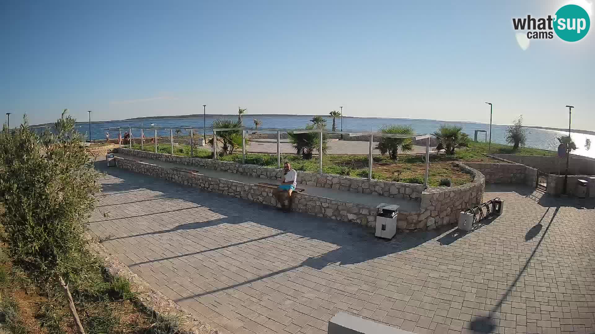 Webcam Mandre – Scène estivale Velika điga | Île de Pag