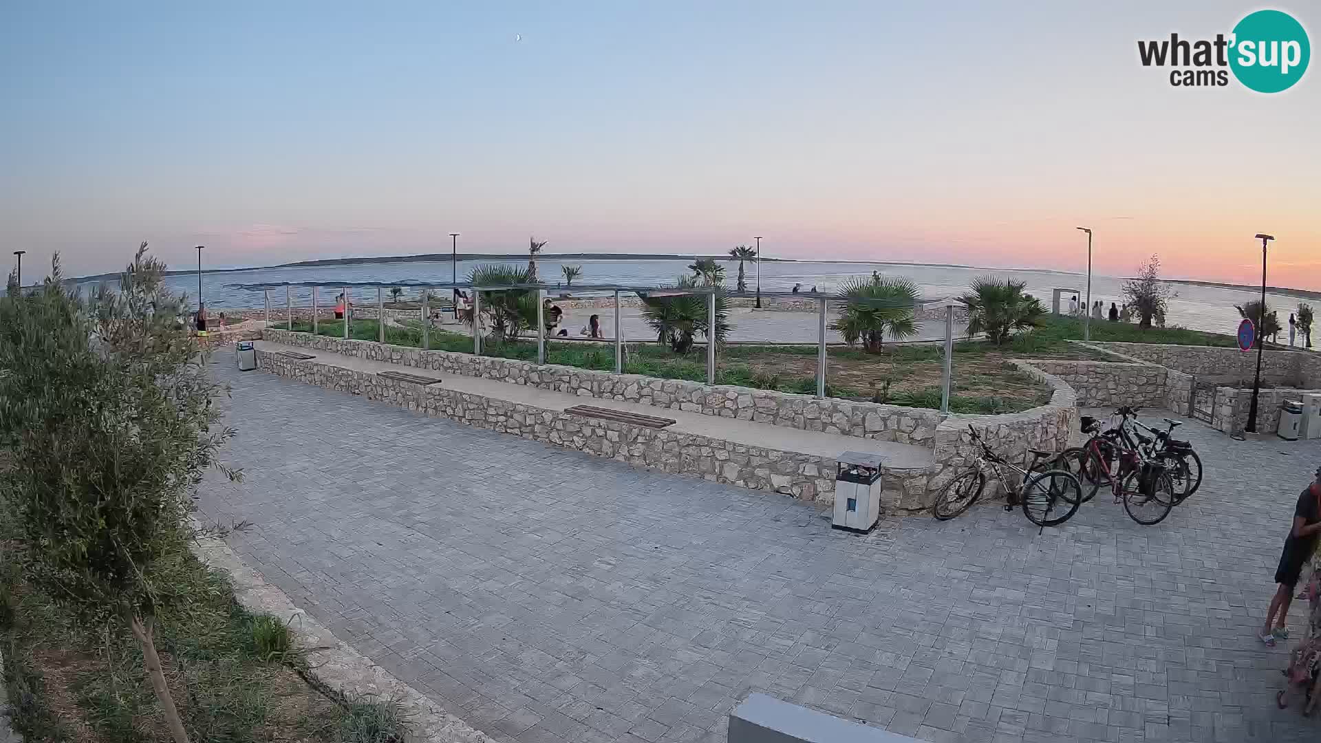 Webcam Mandre – Escenario de verano Velika điga | Isla de Pag