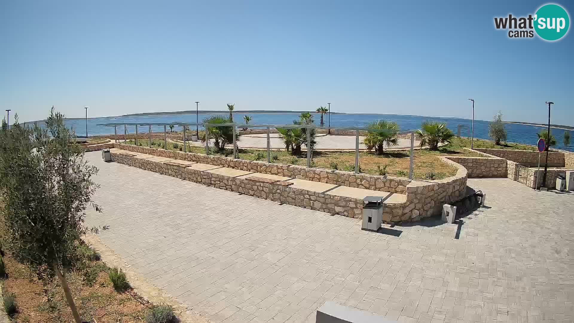 Webcam Mandre – Scène estivale Velika điga | Île de Pag