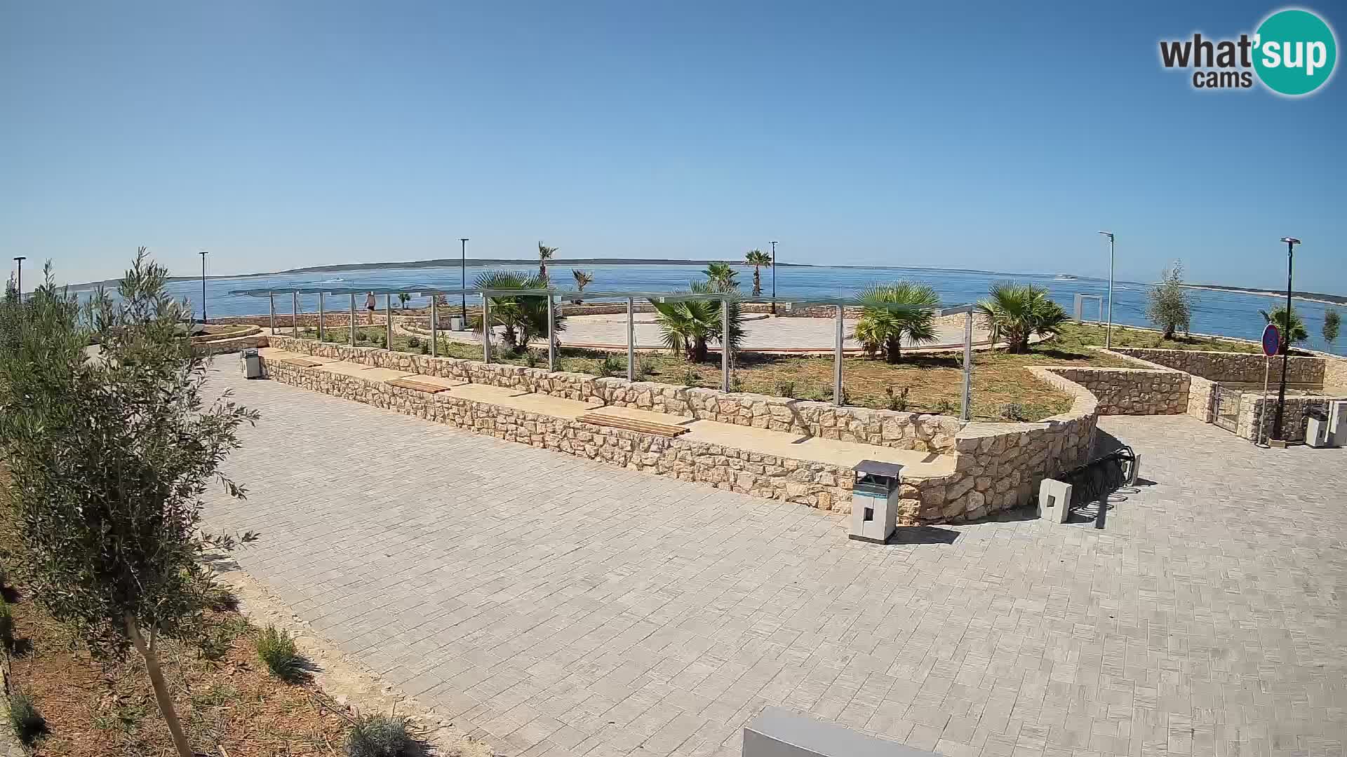 Webcam Mandre – Escenario de verano Velika điga | Isla de Pag