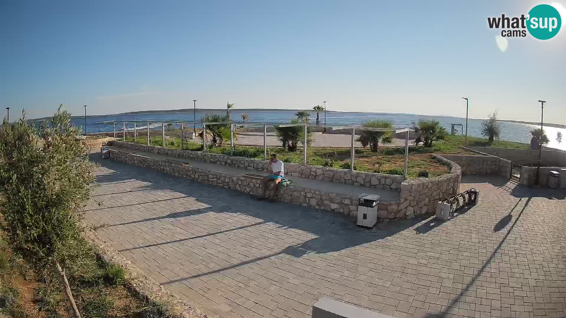 Mandre Summer Stage Webcam – Velika điga | Pag Island