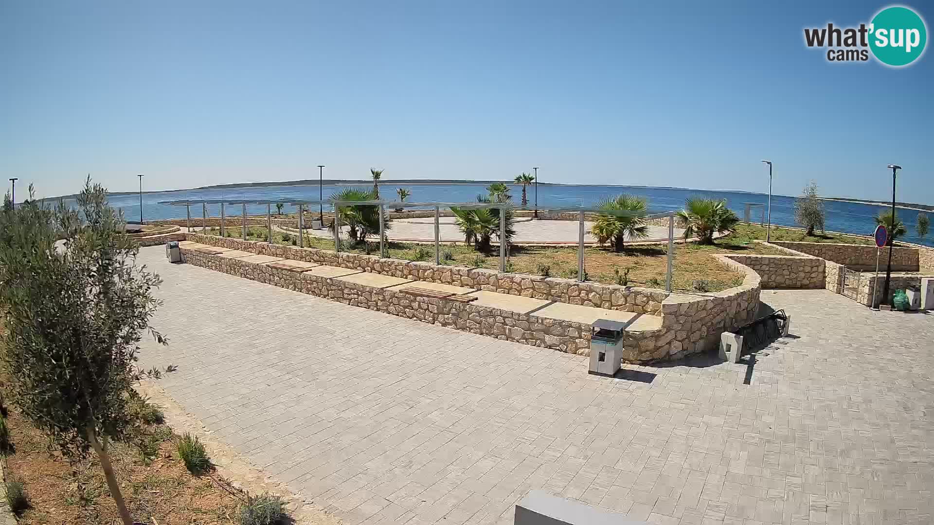 Mandre Summer Stage Webcam – Velika điga | Pag Island