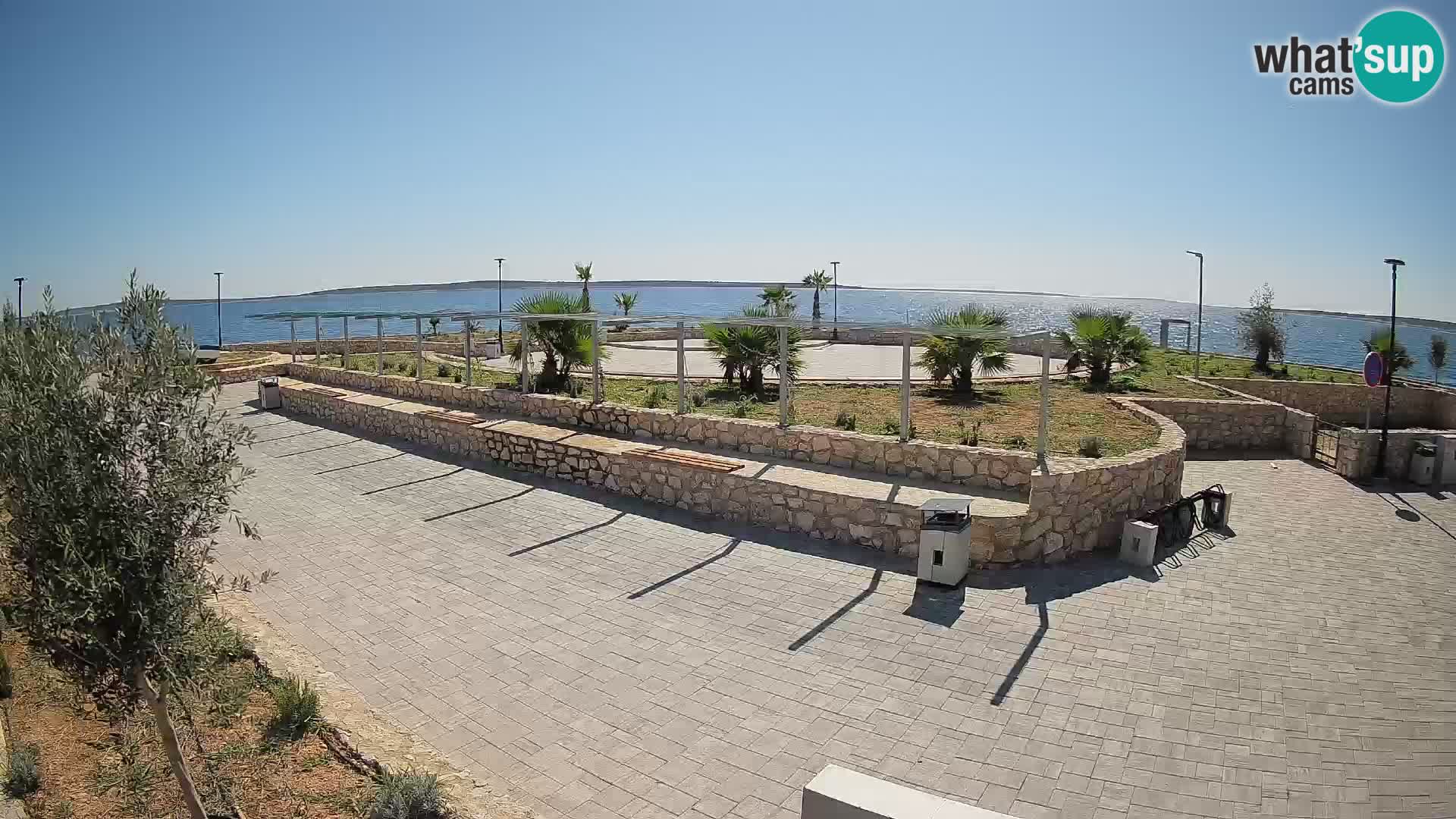 Webcam Mandre – Scène estivale Velika điga | Île de Pag