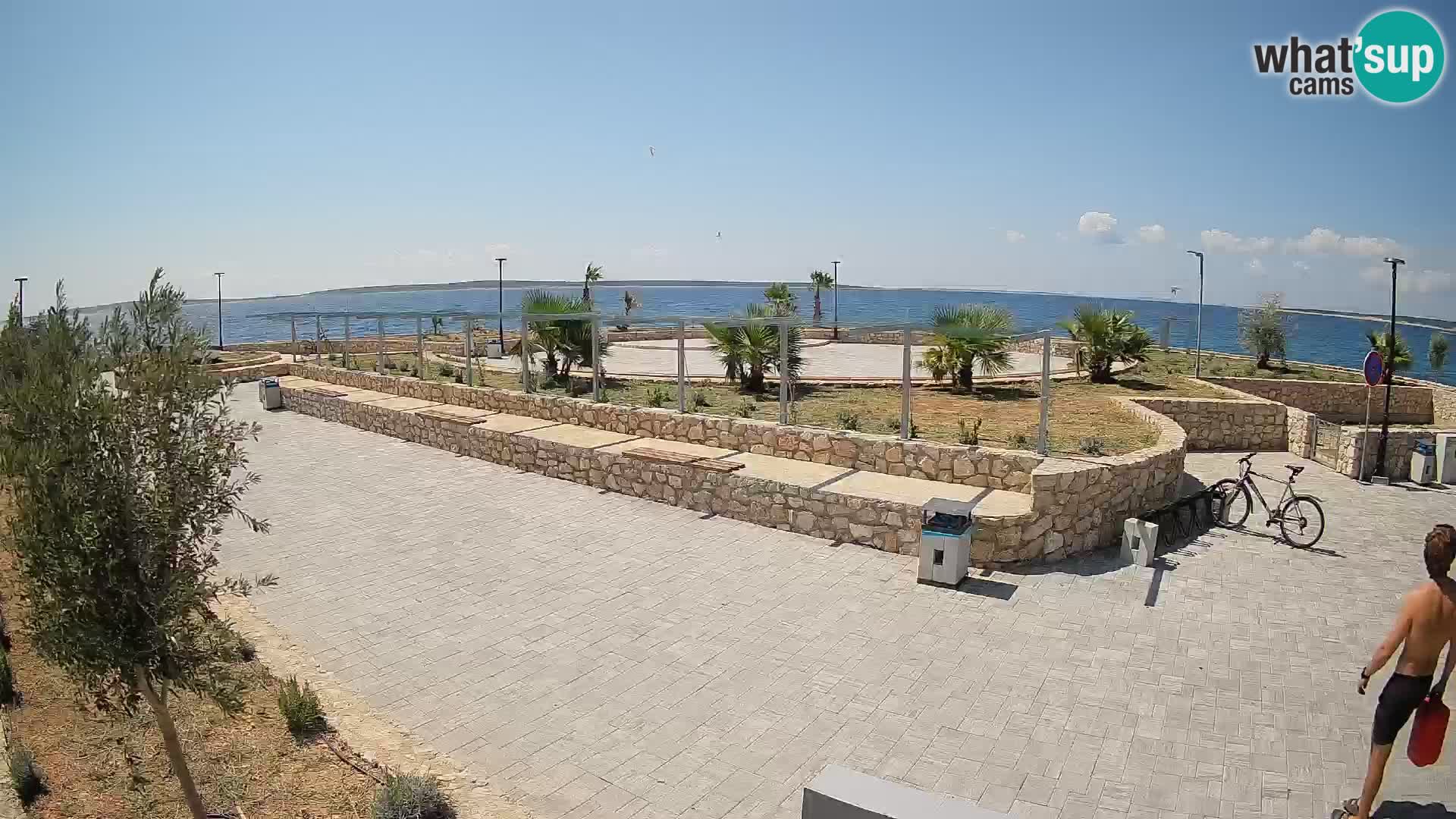 Webcam Mandre – Scène estivale Velika điga | Île de Pag