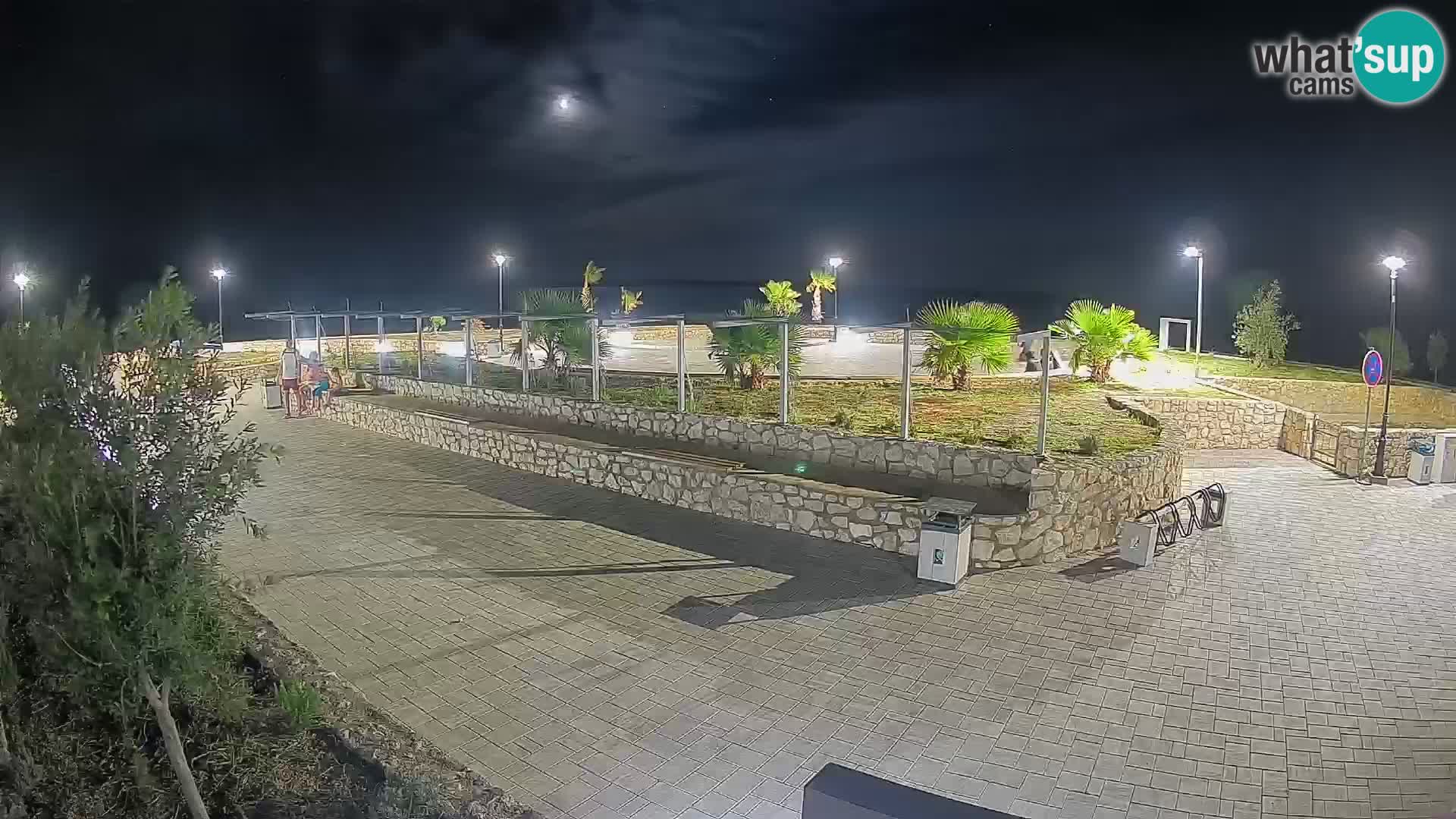 Webcam Mandre – Scène estivale Velika điga | Île de Pag