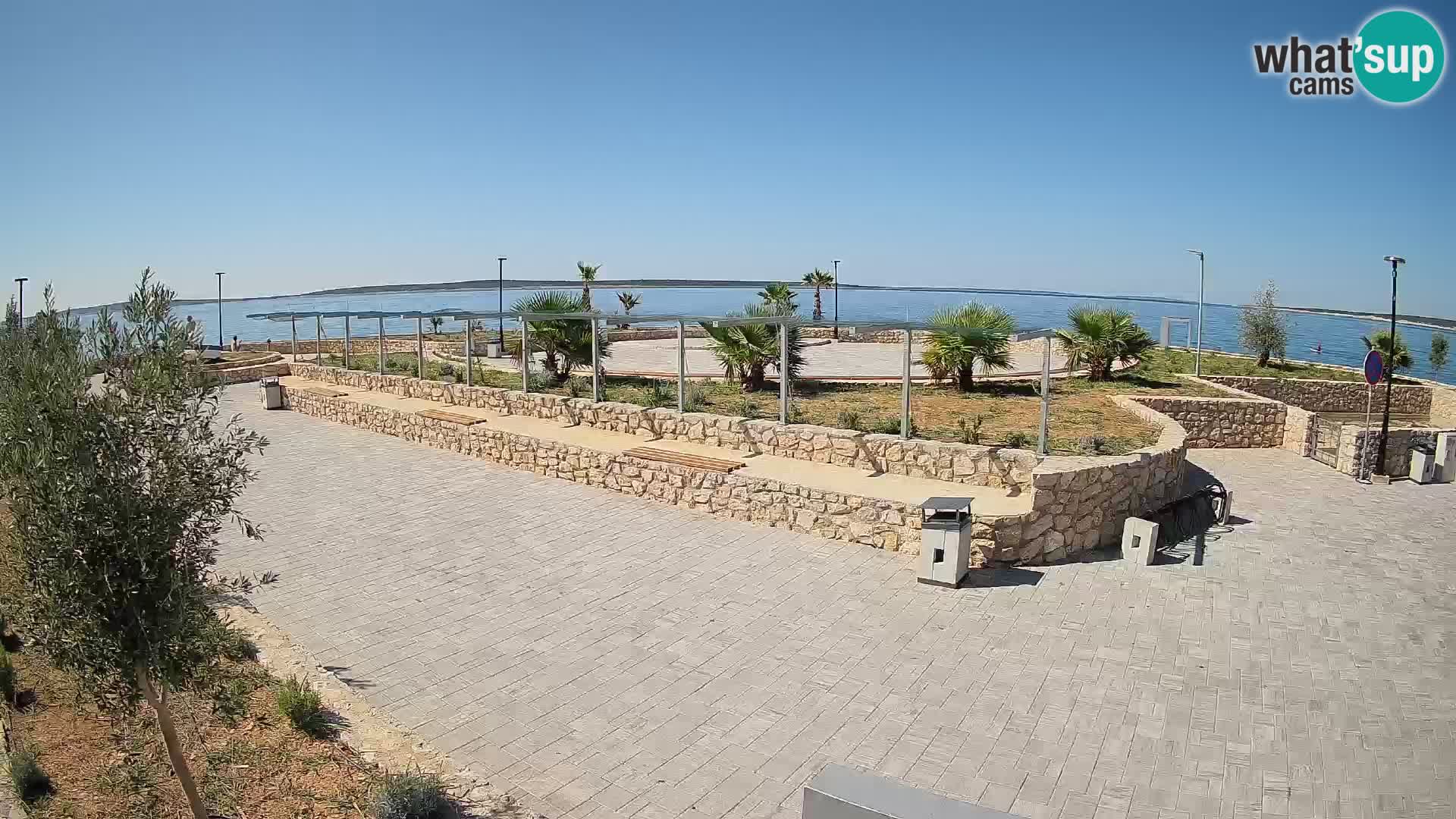 Mandre Summer Stage Webcam – Velika điga | Pag Island