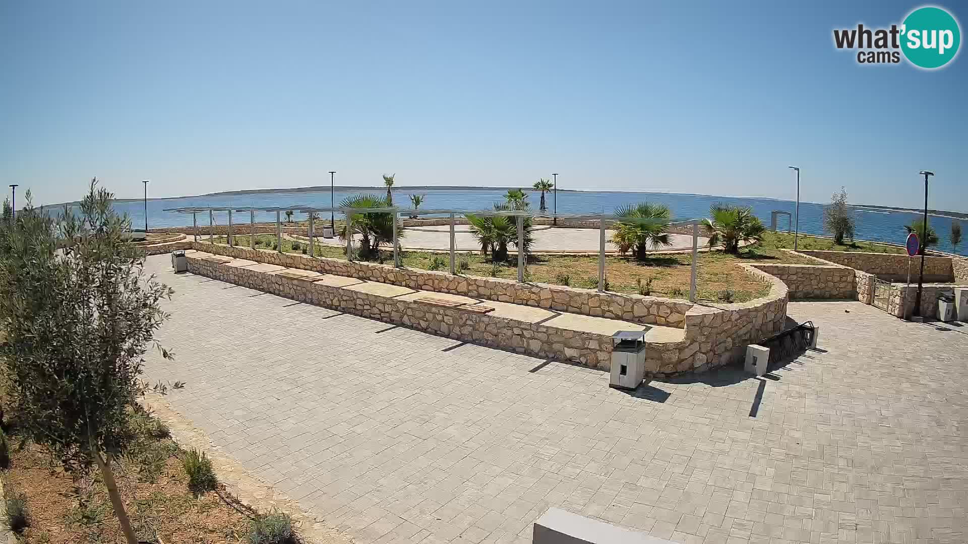 Webcam Mandre – Palco estivo Velika điga | Isola di Pag