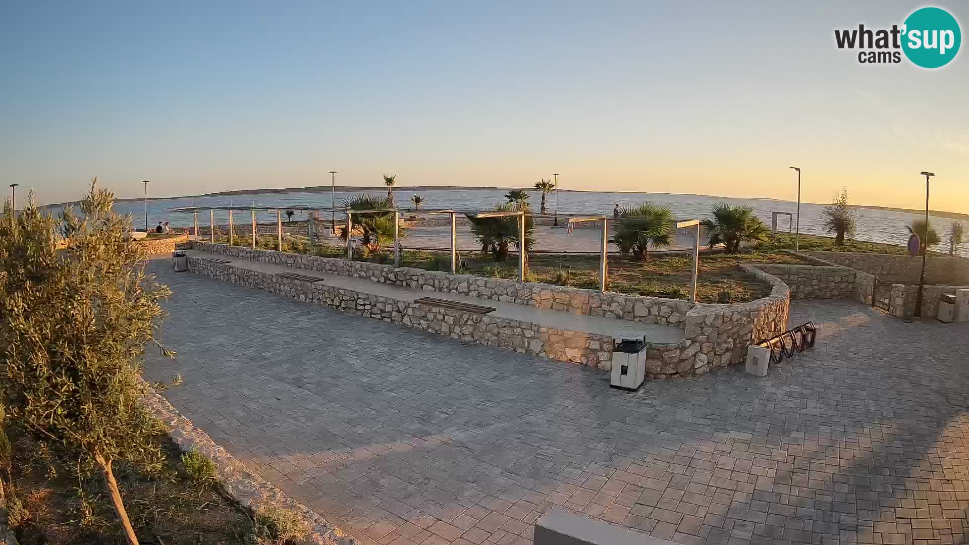 Webcam Mandre – Palco estivo Velika điga | Isola di Pag