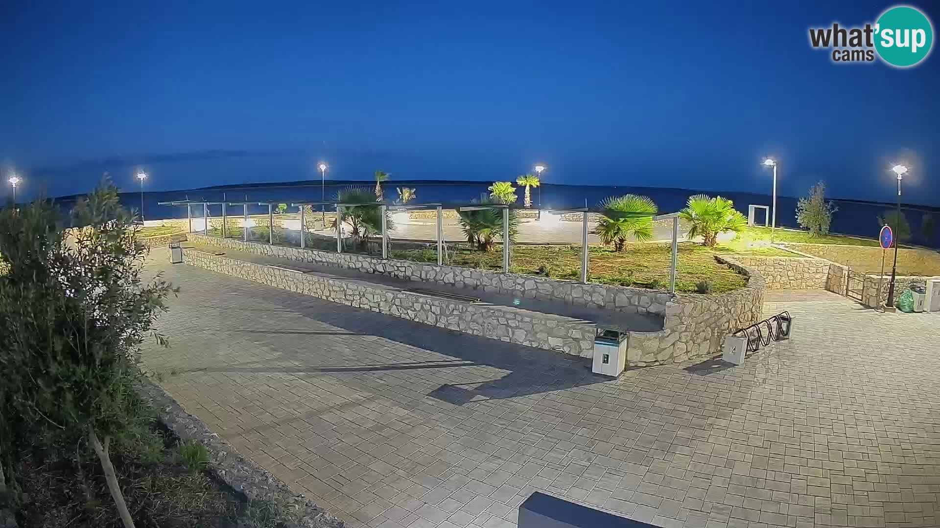 Webcam Mandre – Scène estivale Velika điga | Île de Pag