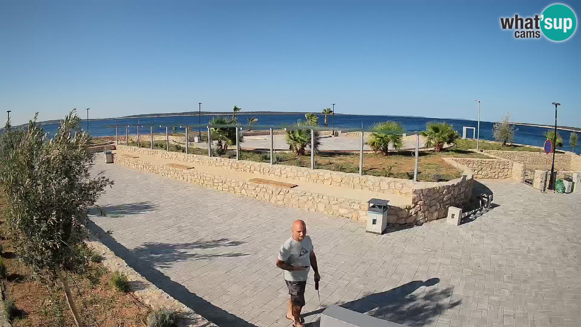 Mandre Summer Stage Webcam – Velika điga | Pag Island