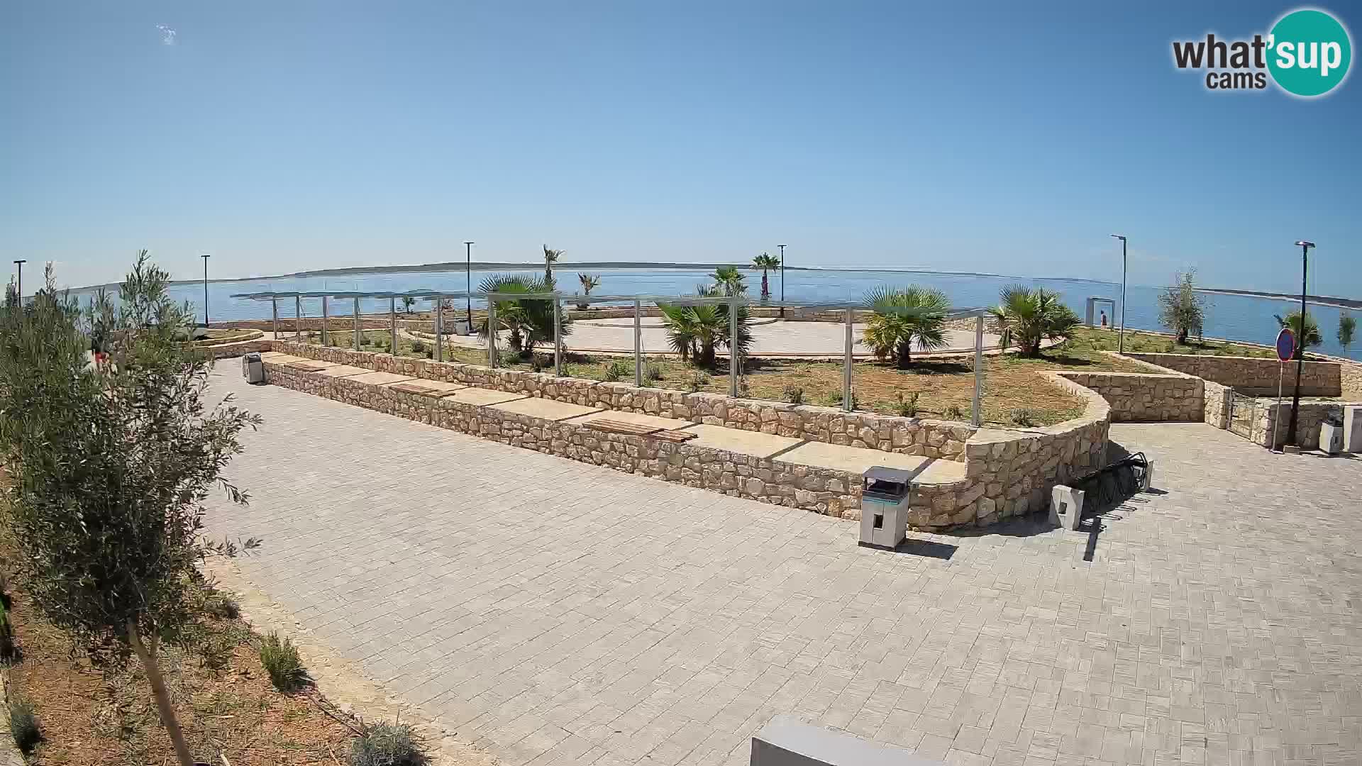 Mandre Summer Stage Webcam – Velika điga | Pag Island