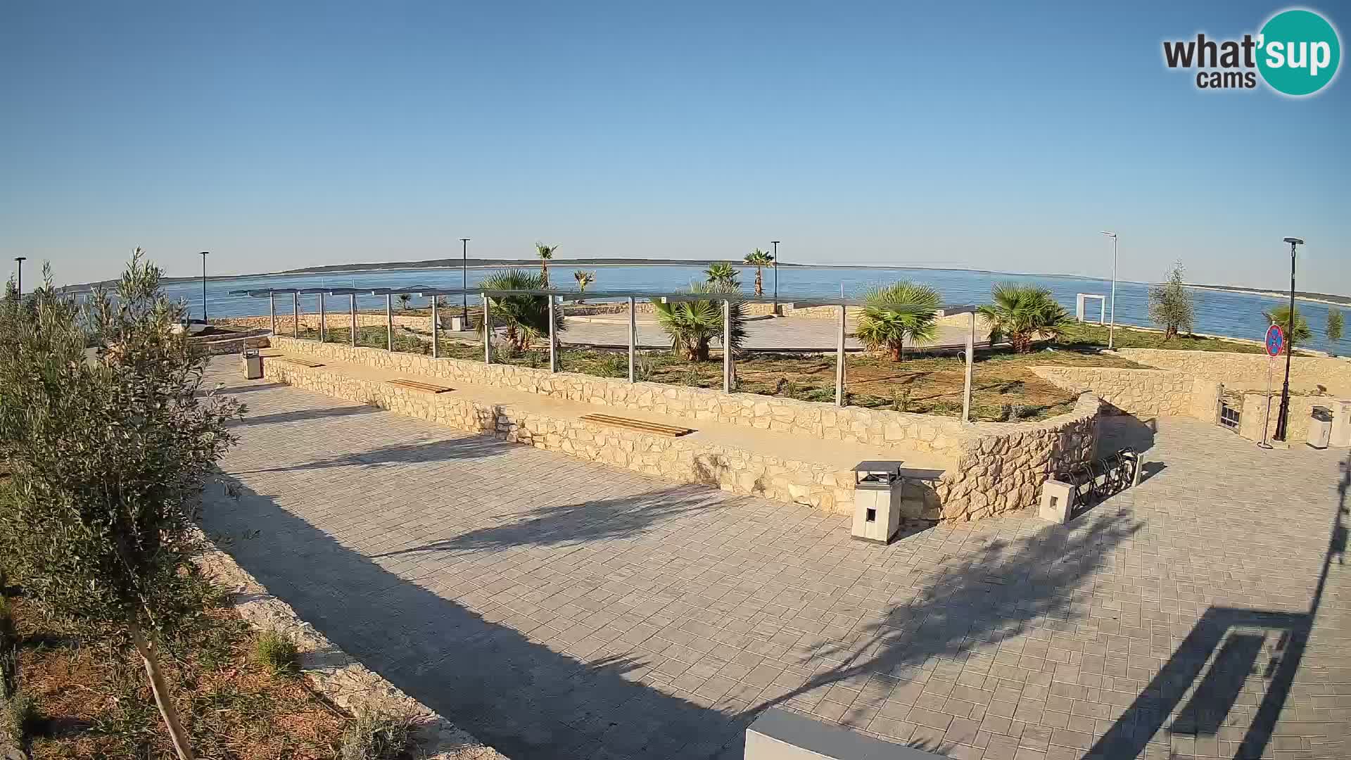 Webcam Mandre – Scène estivale Velika điga | Île de Pag