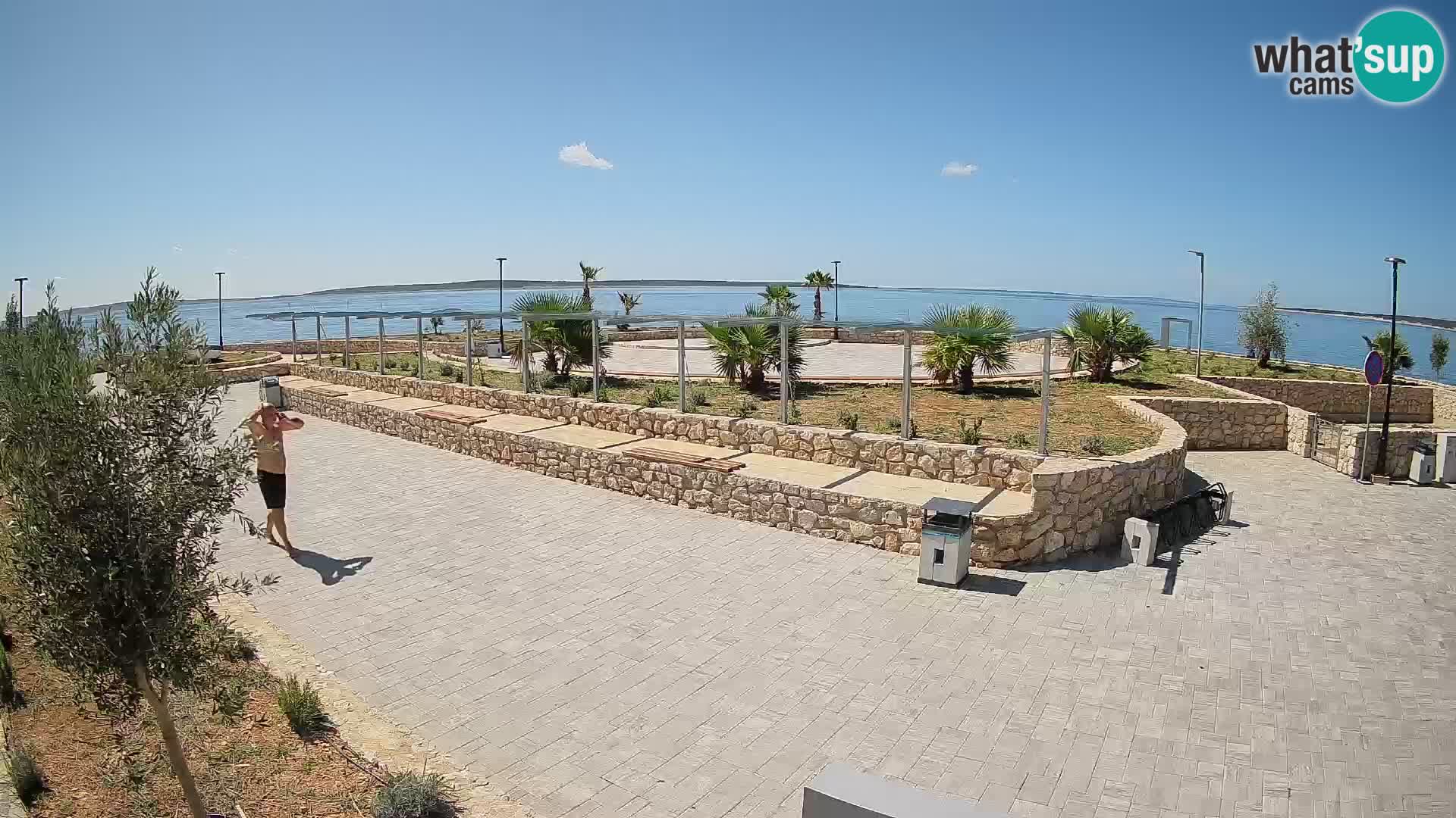 Mandre Summer Stage Webcam – Velika điga | Pag Island