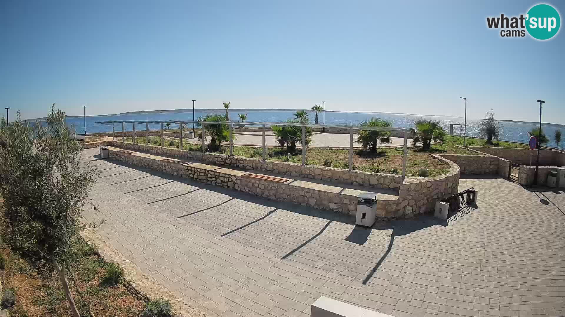 Webcam Mandre – Scène estivale Velika điga | Île de Pag