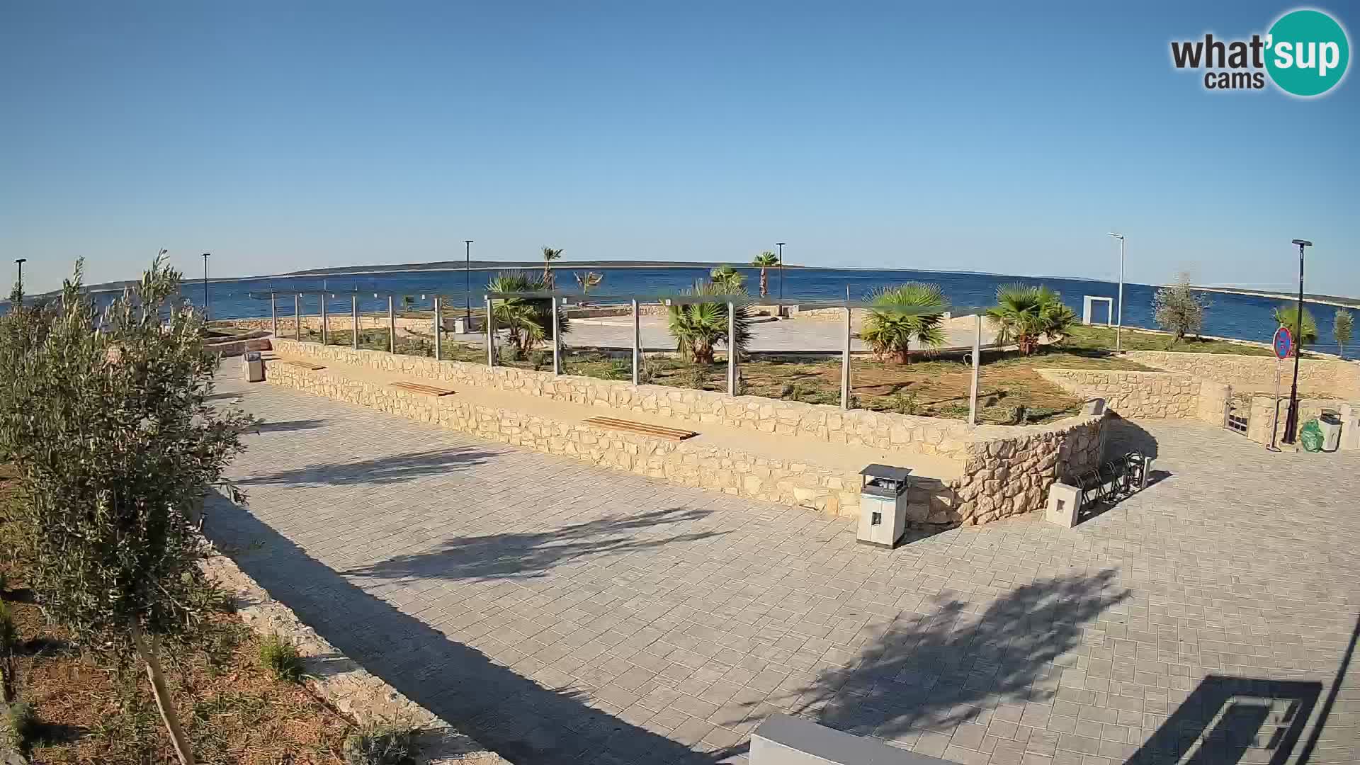 Webcam Mandre – Scène estivale Velika điga | Île de Pag