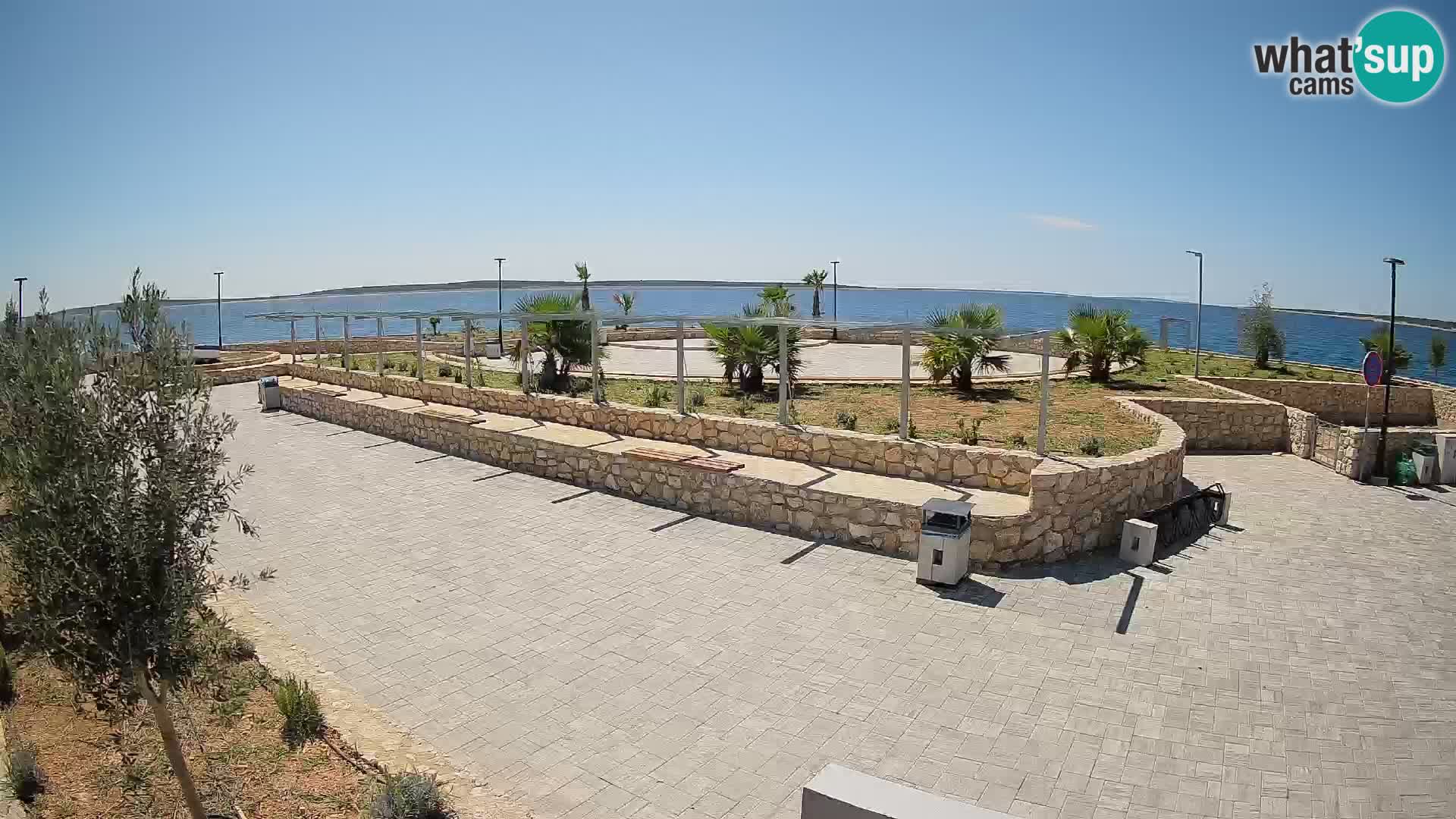 Mandre Summer Stage Webcam – Velika điga | Pag Island
