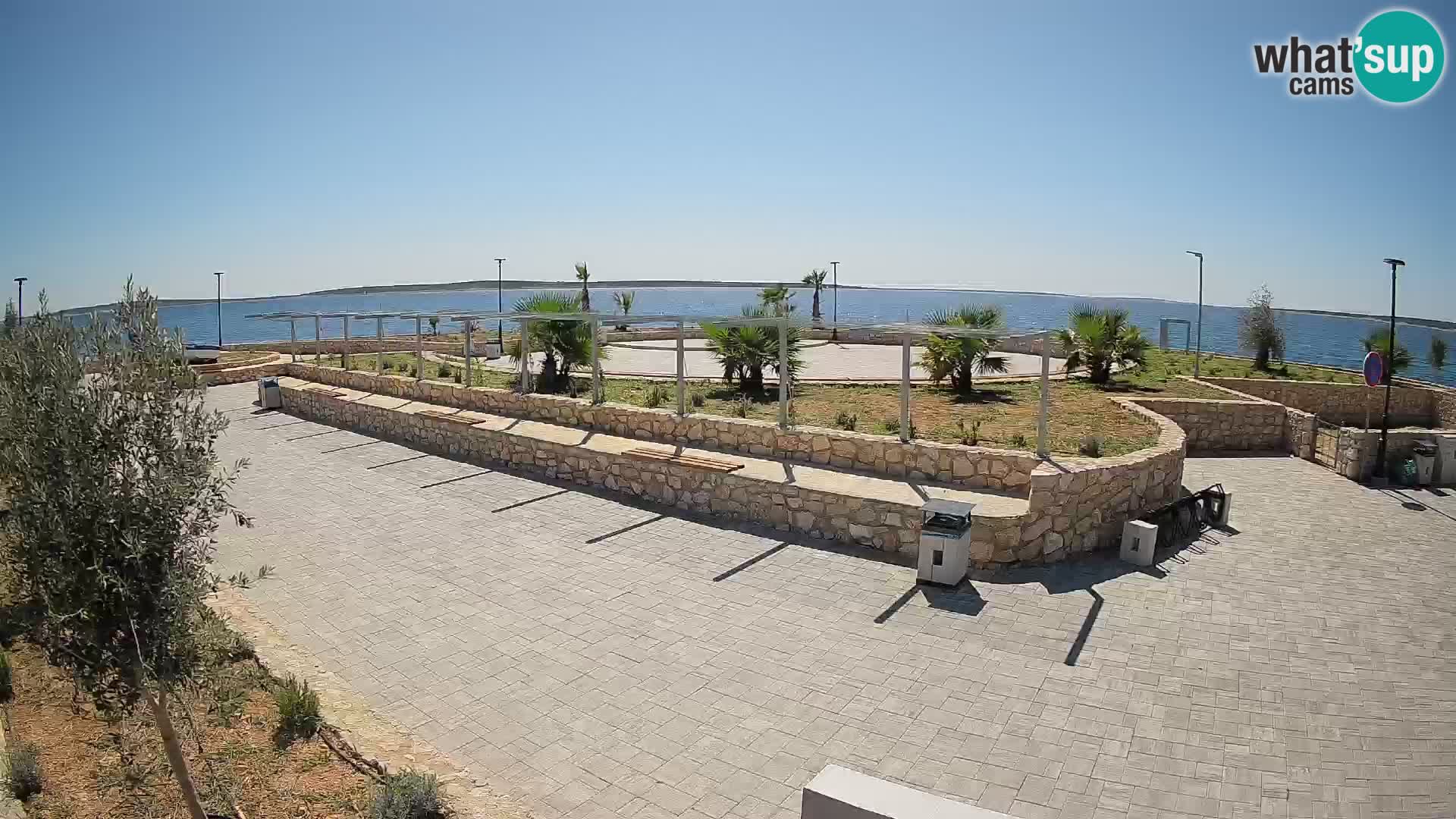 Webcam Mandre – Scène estivale Velika điga | Île de Pag