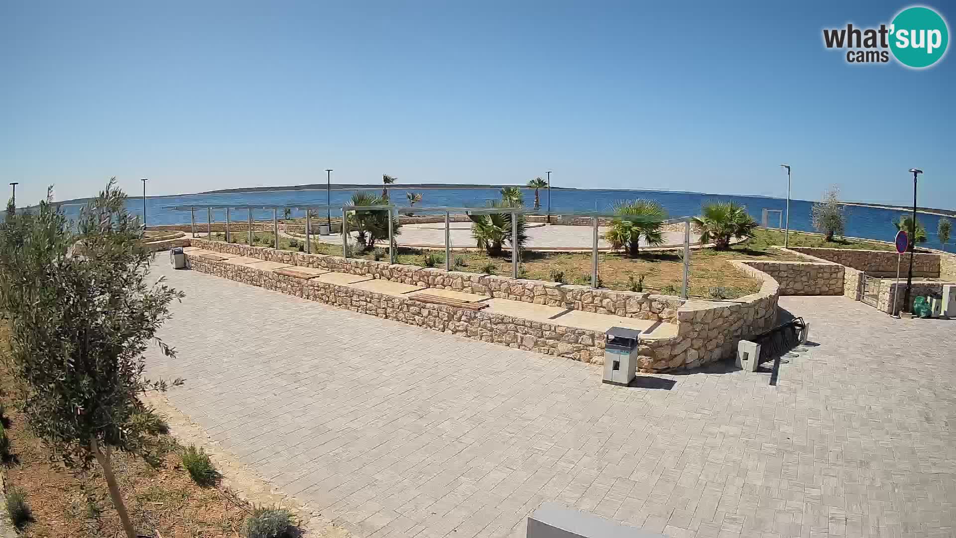 Mandre Summer Stage Webcam – Velika điga | Pag Island