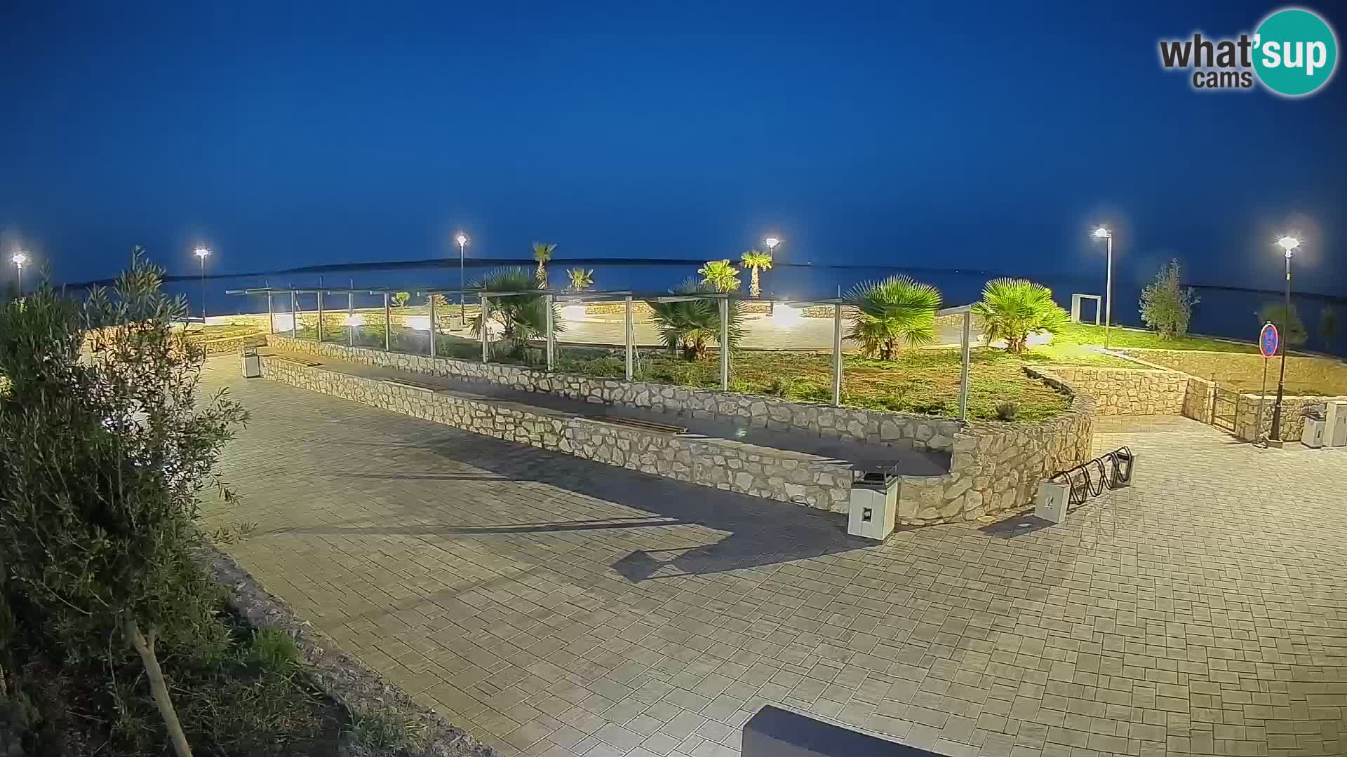 Webcam Mandre – Escenario de verano Velika điga | Isla de Pag