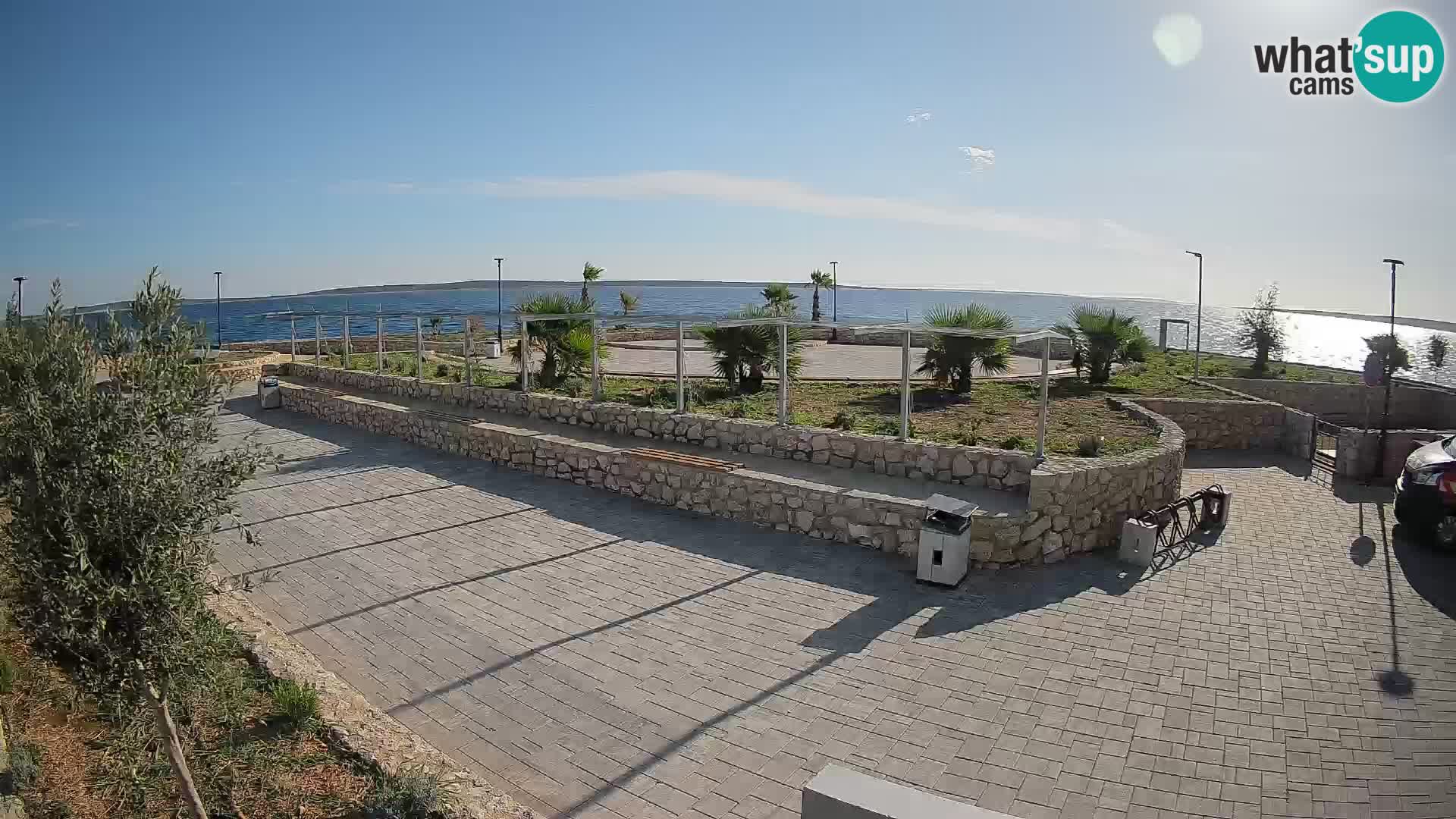 Webcam Mandre – Scène estivale Velika điga | Île de Pag