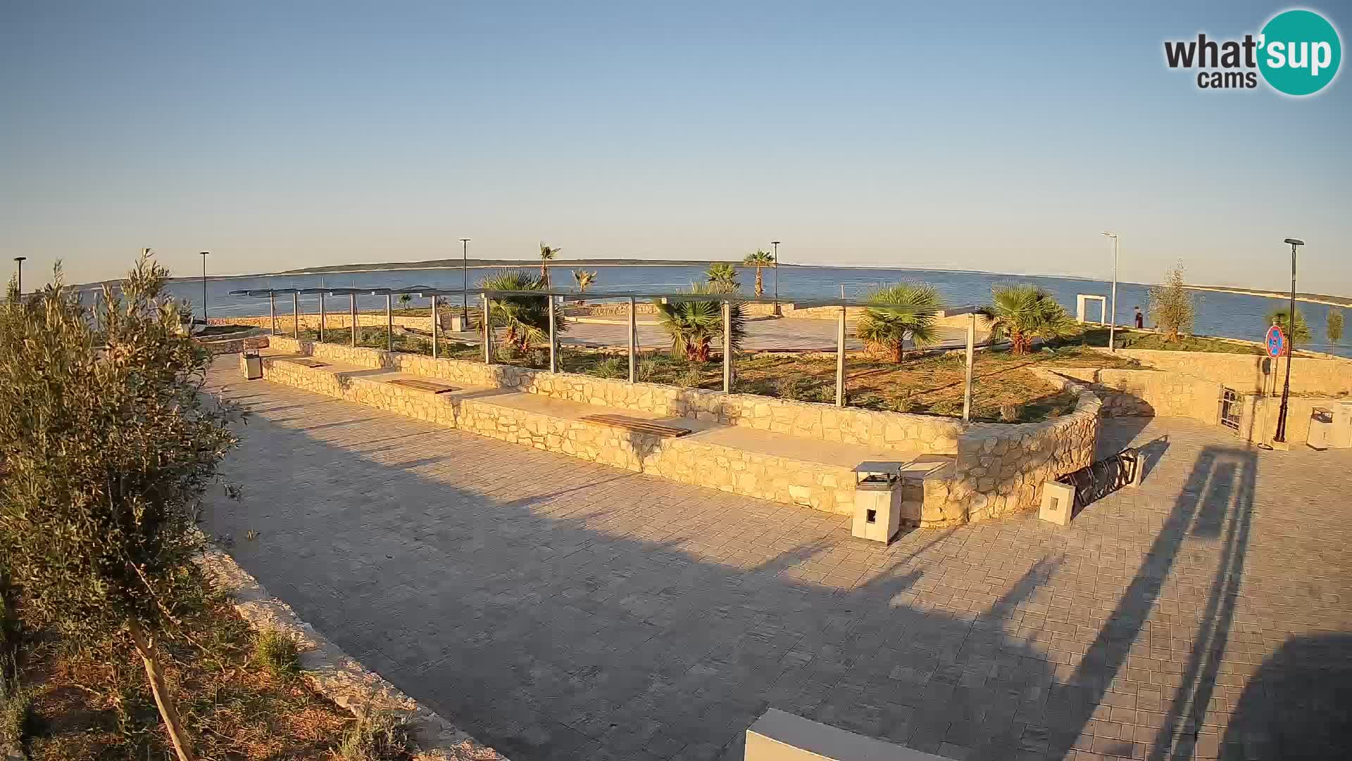 Webcam Mandre – Escenario de verano Velika điga | Isla de Pag