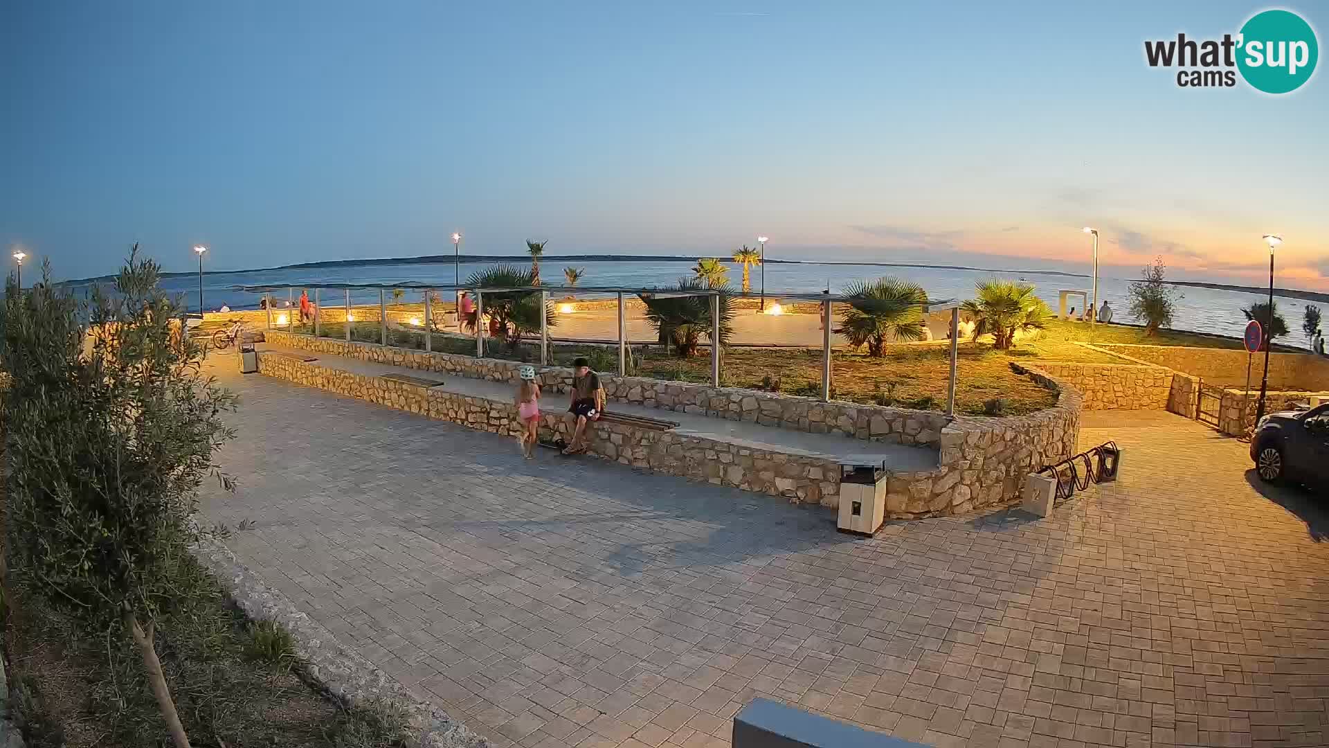 Webcam Mandre – Palco estivo Velika điga | Isola di Pag