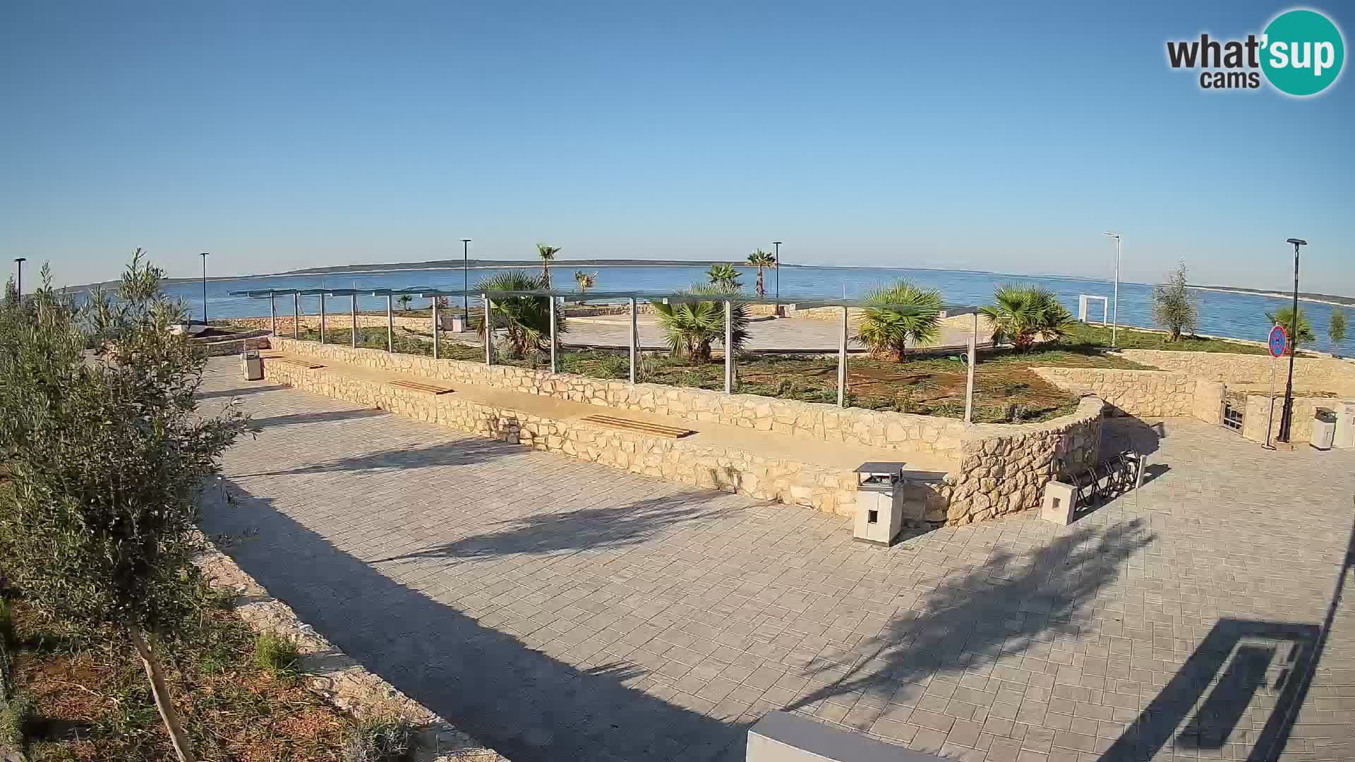 Webcam Mandre – Palco estivo Velika điga | Isola di Pag