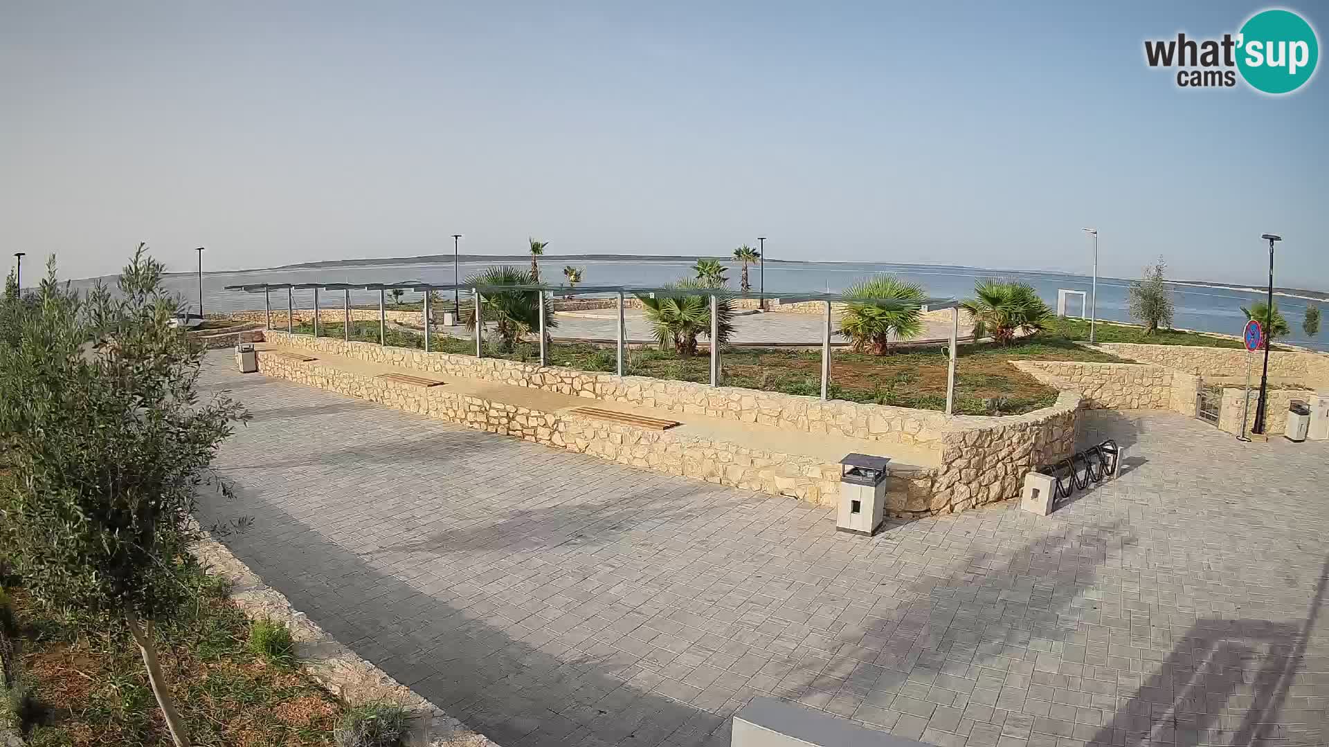 Webcam Mandre – Escenario de verano Velika điga | Isla de Pag