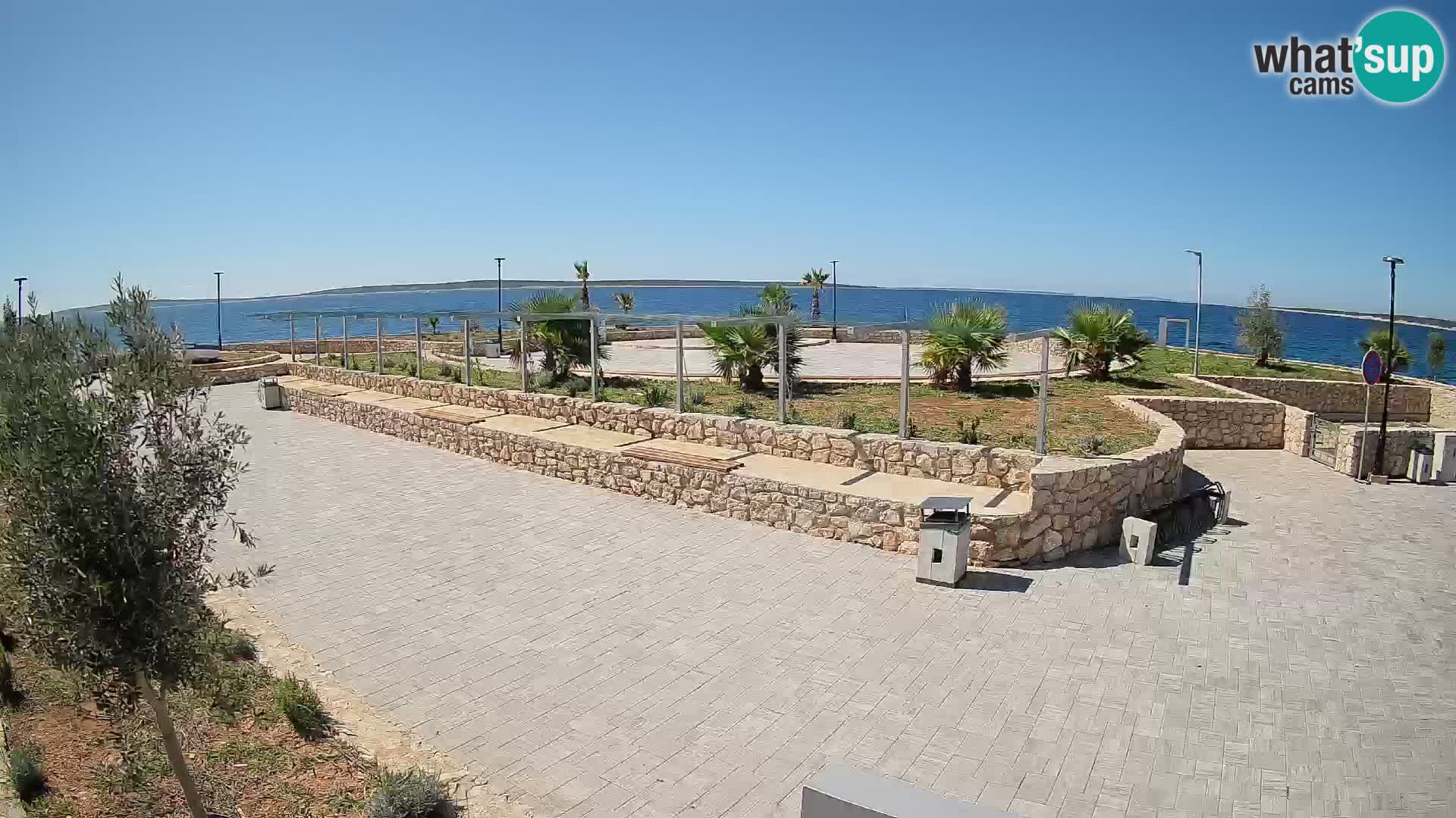 Webcam Mandre – Scène estivale Velika điga | Île de Pag