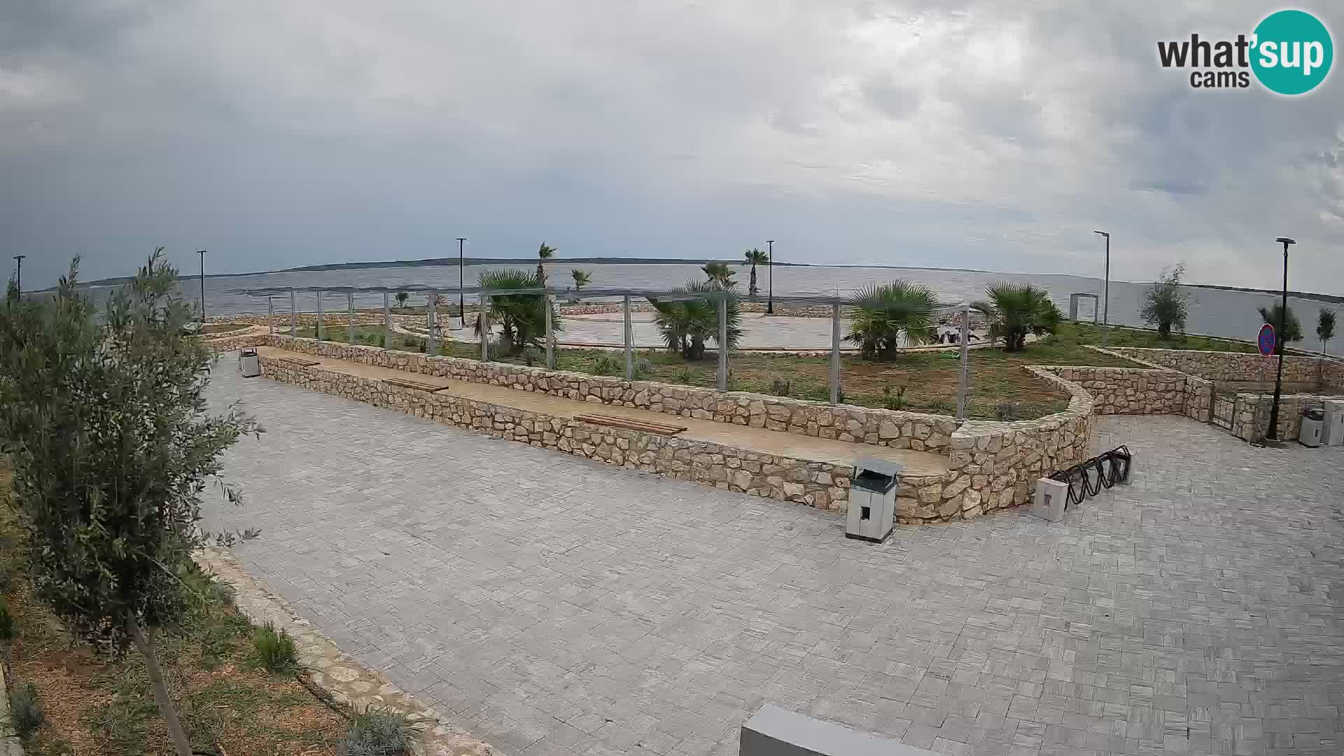 Web kamera Mandre – Ljetna pozornica Velika điga | Otok Pag