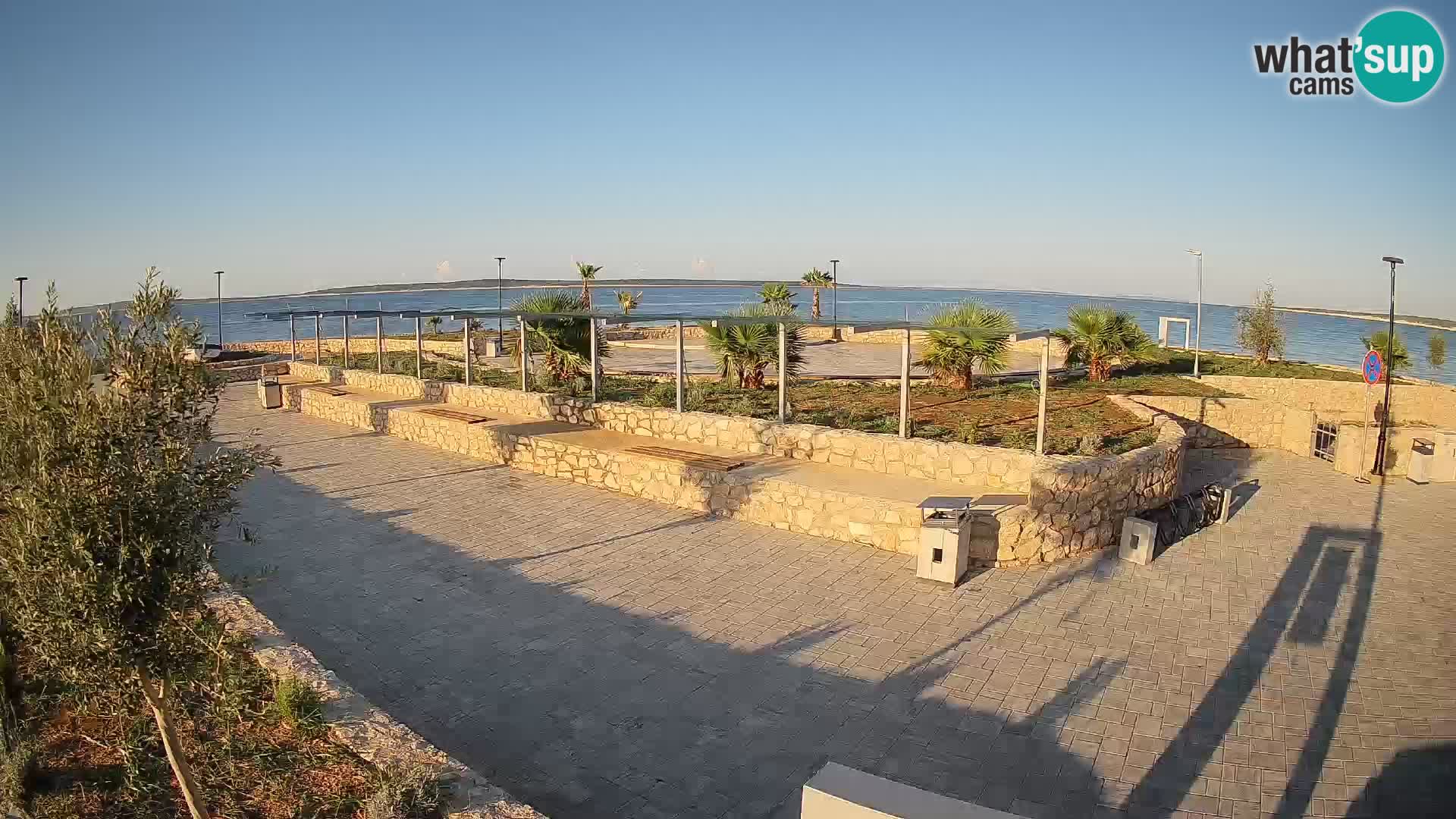 Webcam Mandre – Palco estivo Velika điga | Isola di Pag