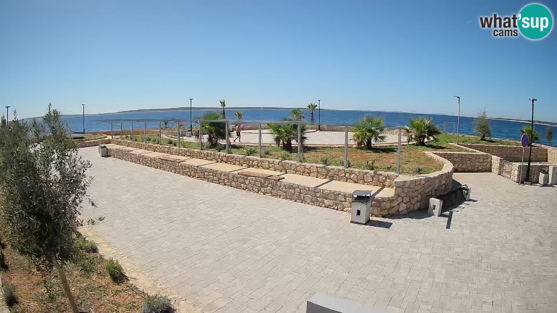 Mandre Summer Stage Webcam – Velika điga | Pag Island