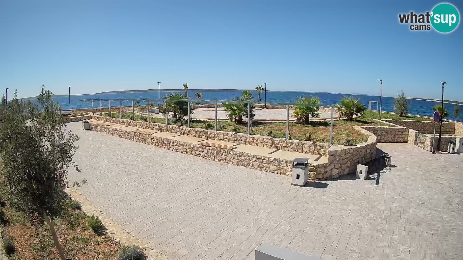 Webcam Mandre – Escenario de verano Velika điga | Isla de Pag