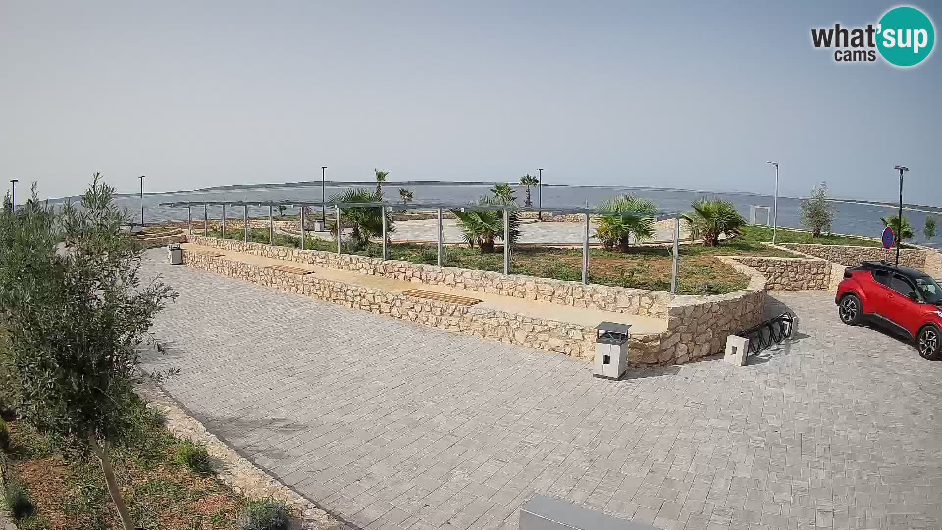 Webcam Mandre – Scène estivale Velika điga | Île de Pag