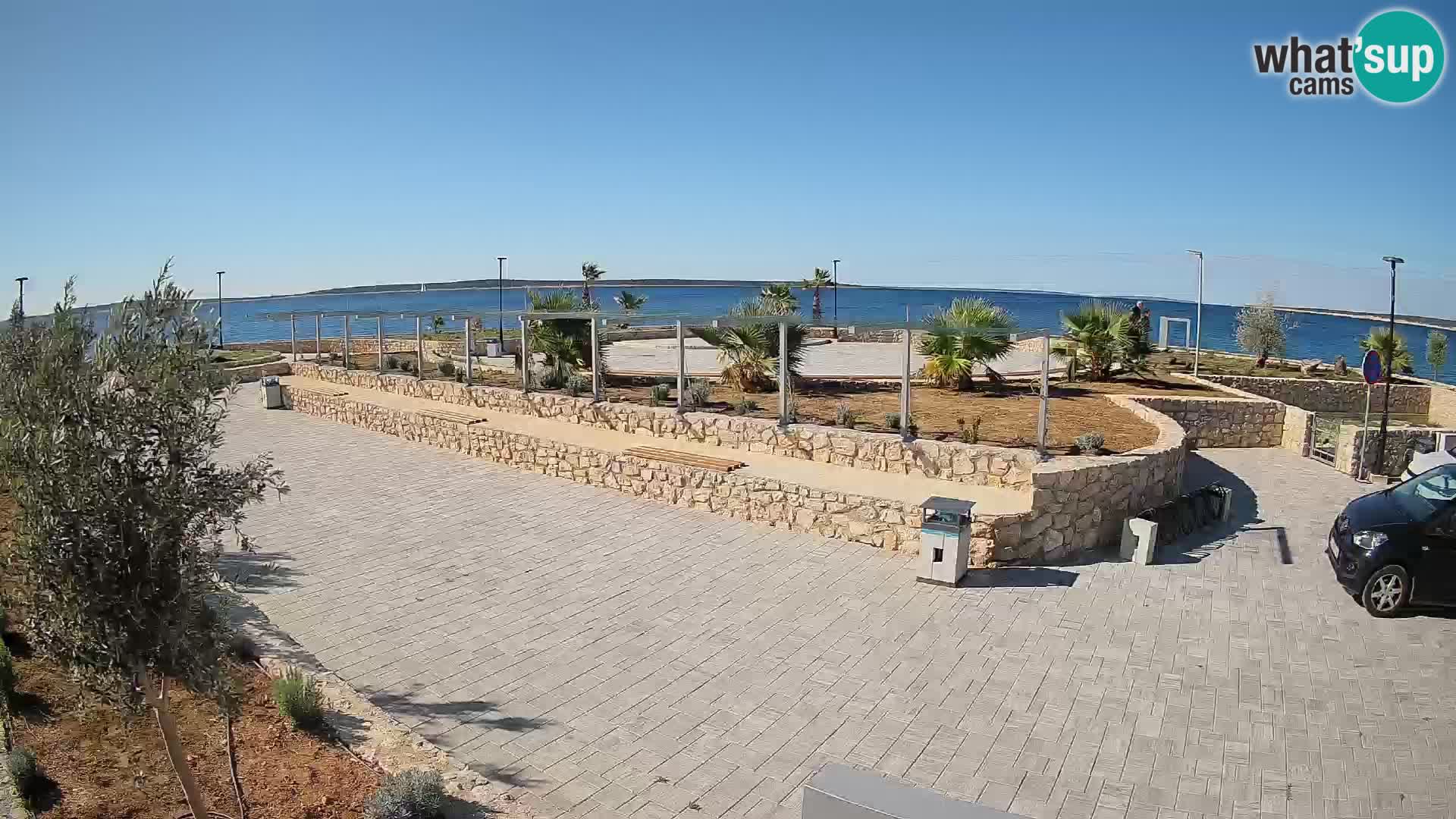 Webcam Mandre – Escenario de verano Velika điga | Isla de Pag